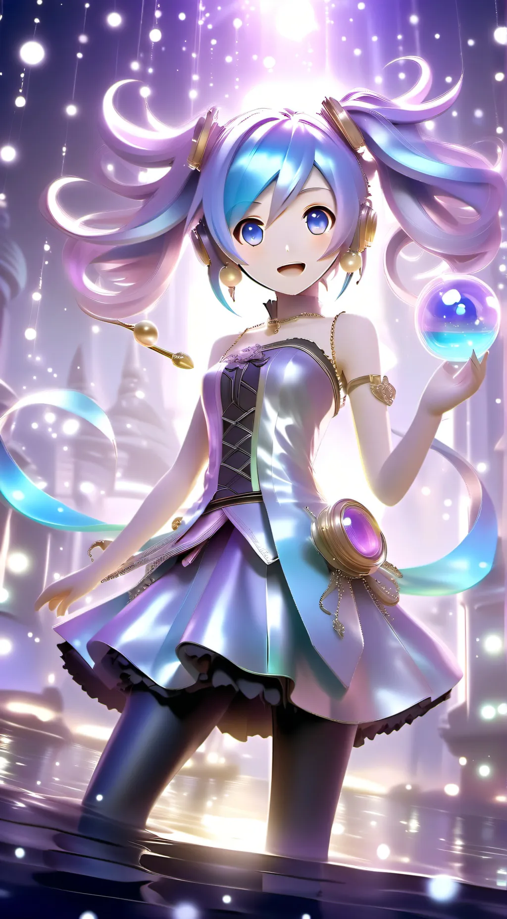 ai character: Hatsune Miku background
