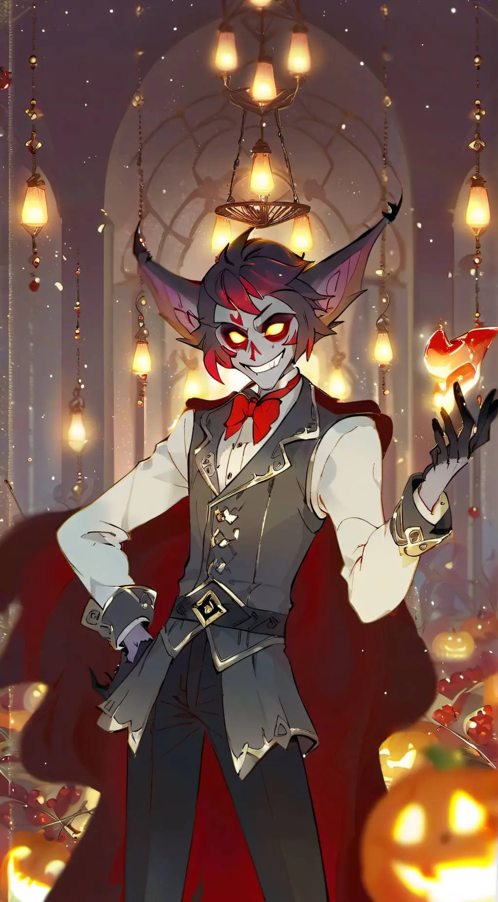 ai character: alastor  background