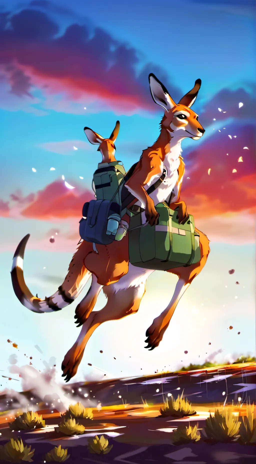 ai character: fruit story background