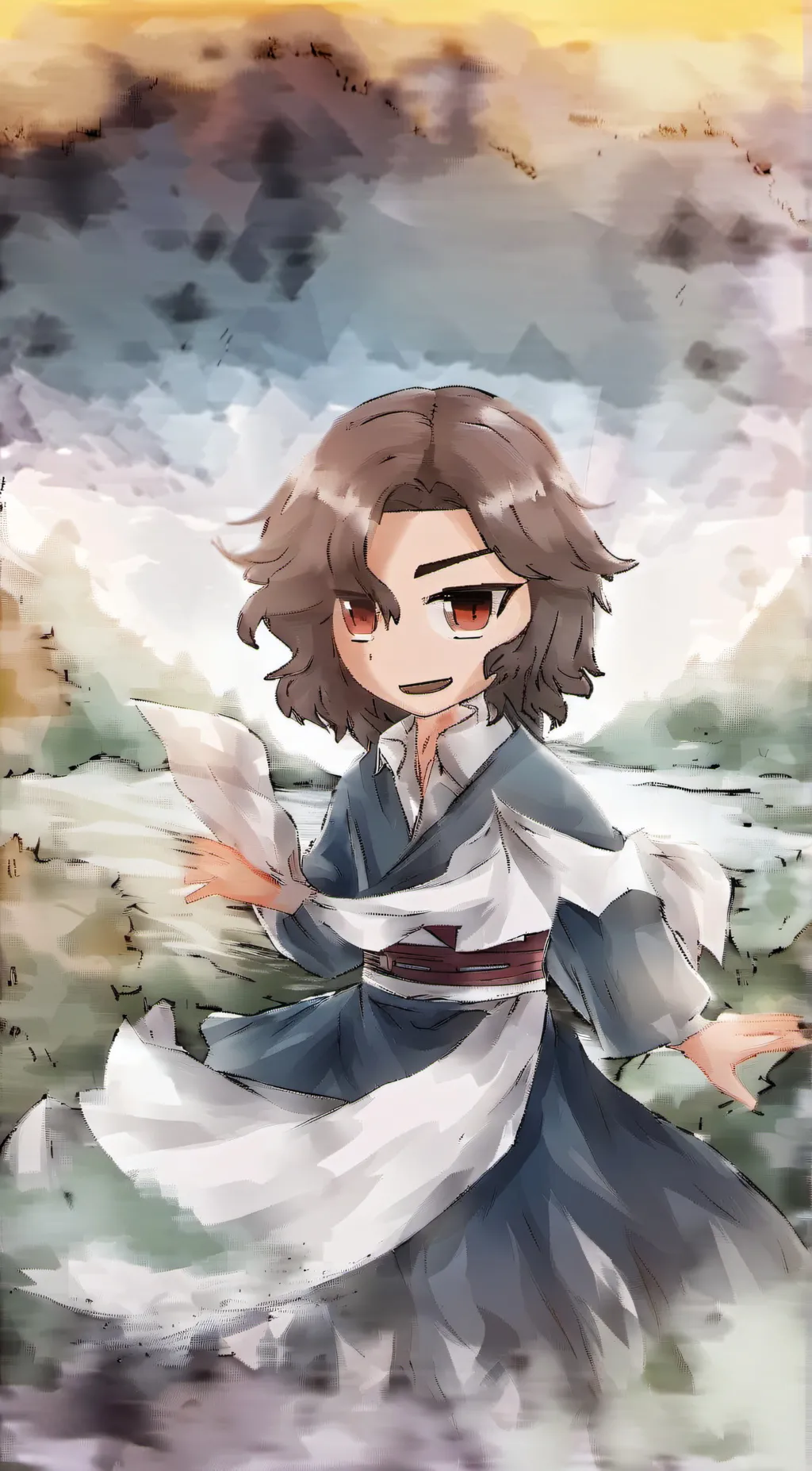 ai character: Young Jesus! background