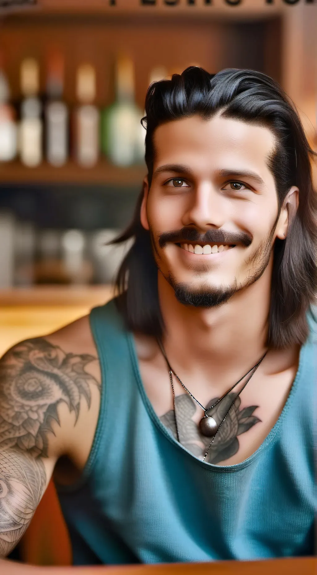 ai character: Danny  background