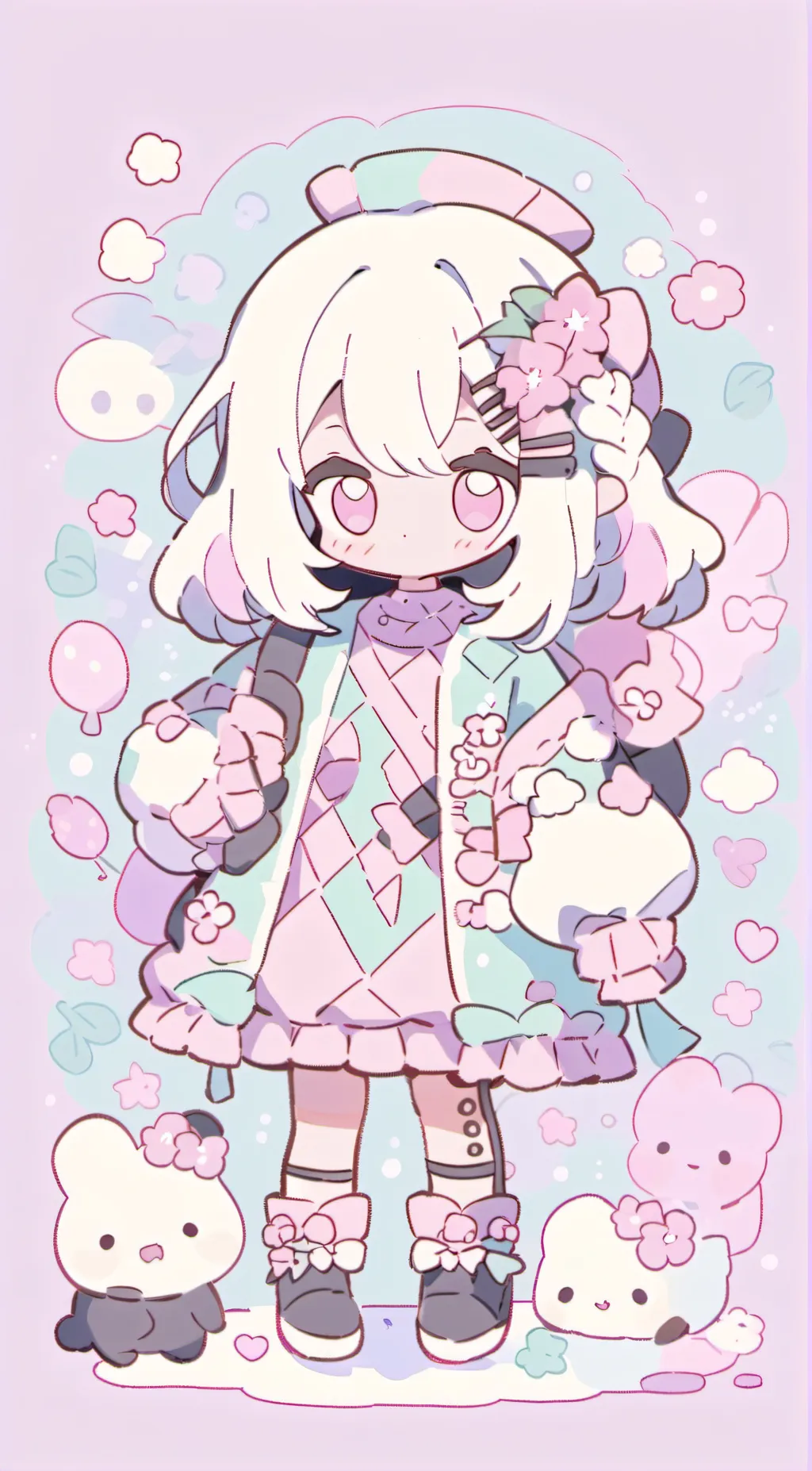 ai character: talkies birthday 🎂 background