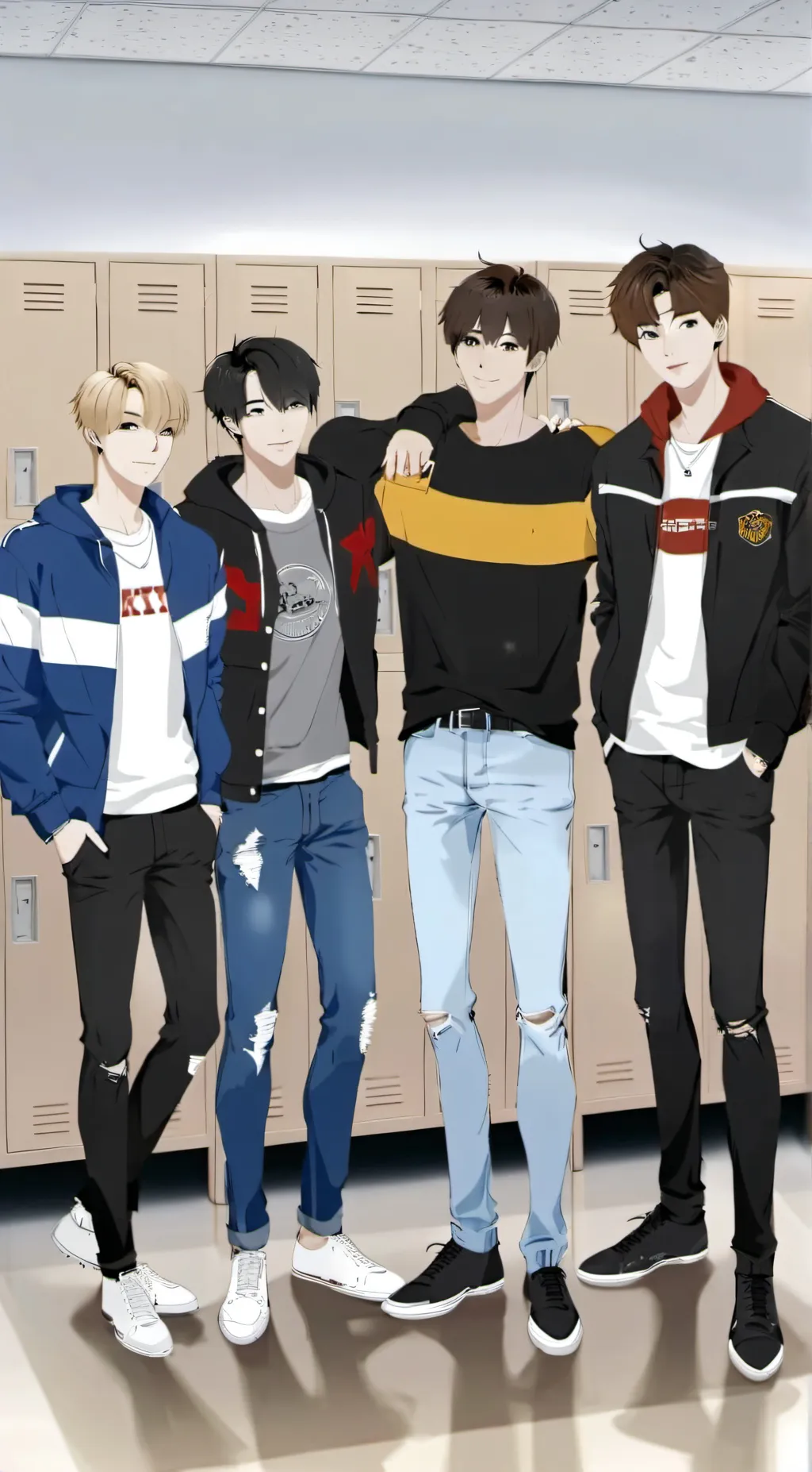 ai character: Gang of bullies background