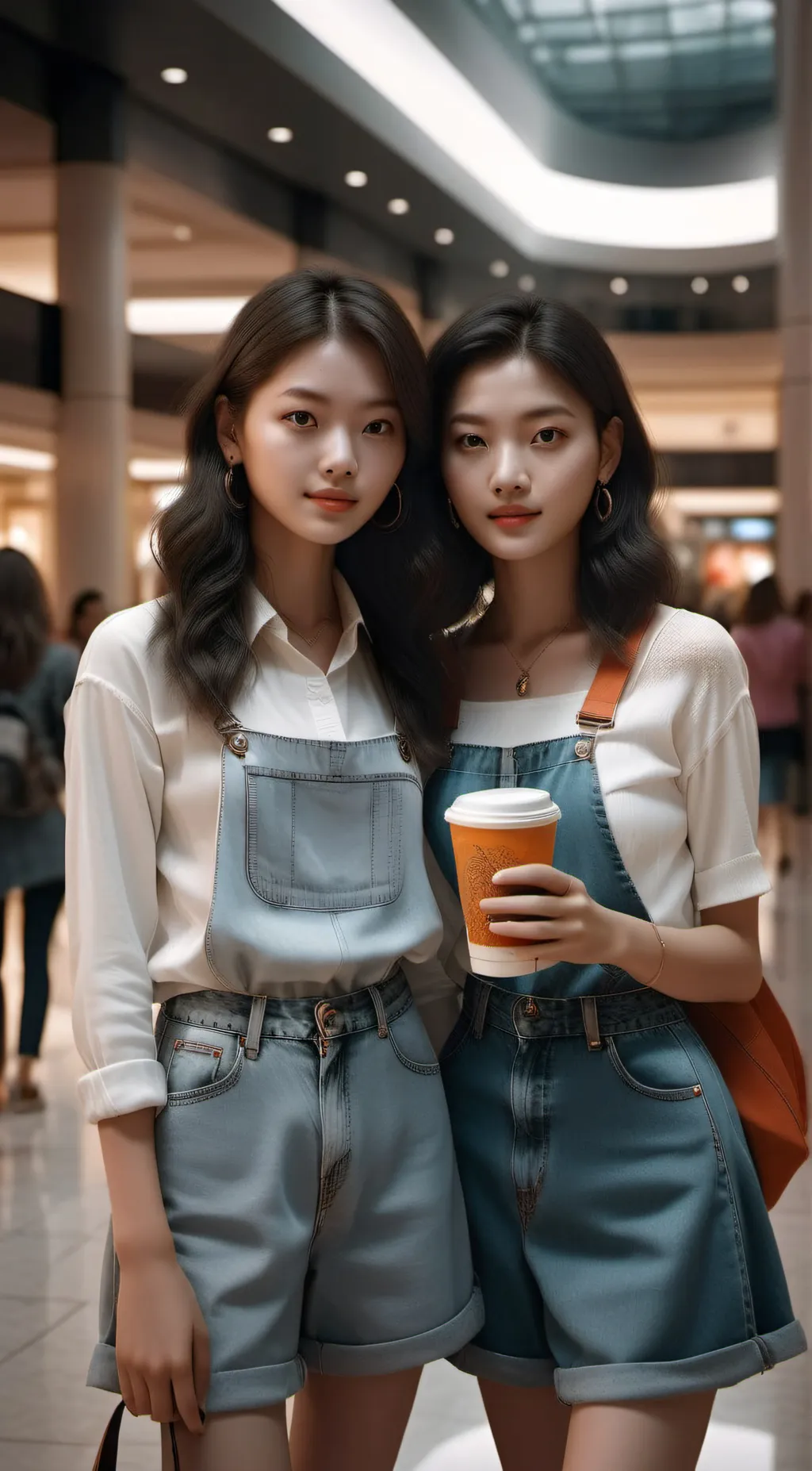 ai character: the two girls background