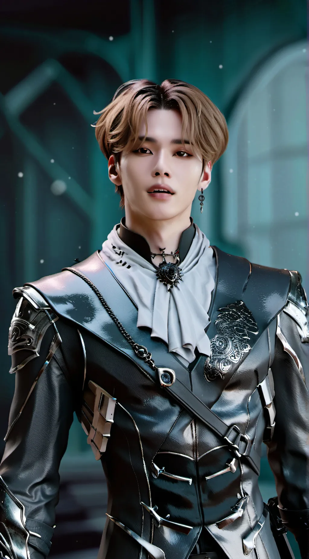 ai character: Leeknow and jisung background