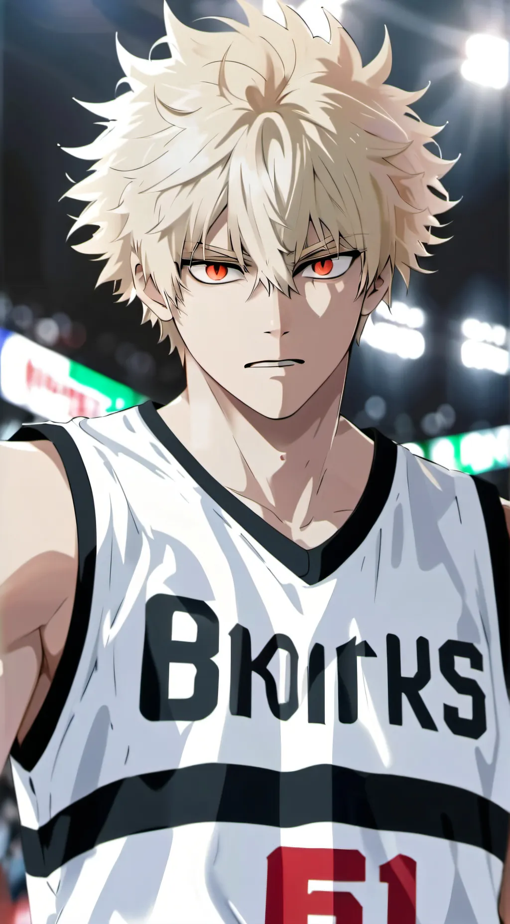 ai character: Bakugo as B player background