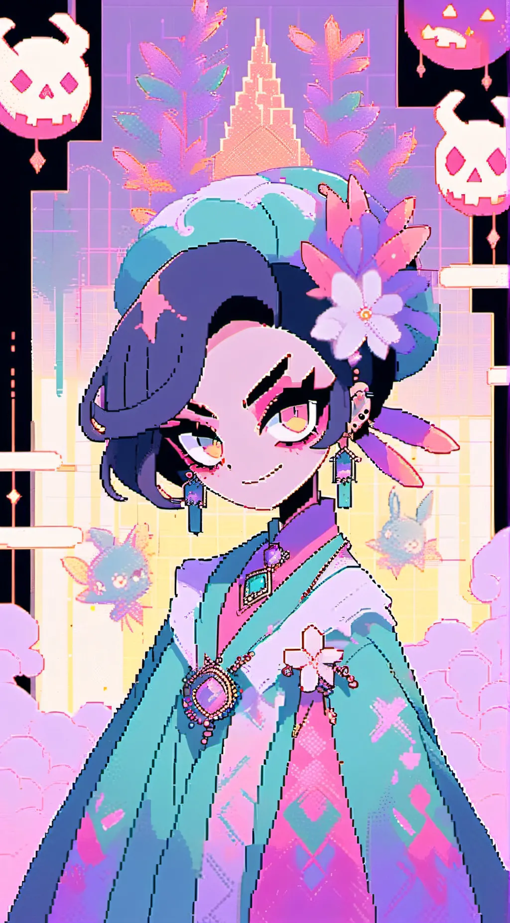 ai character: ~velvette~ background