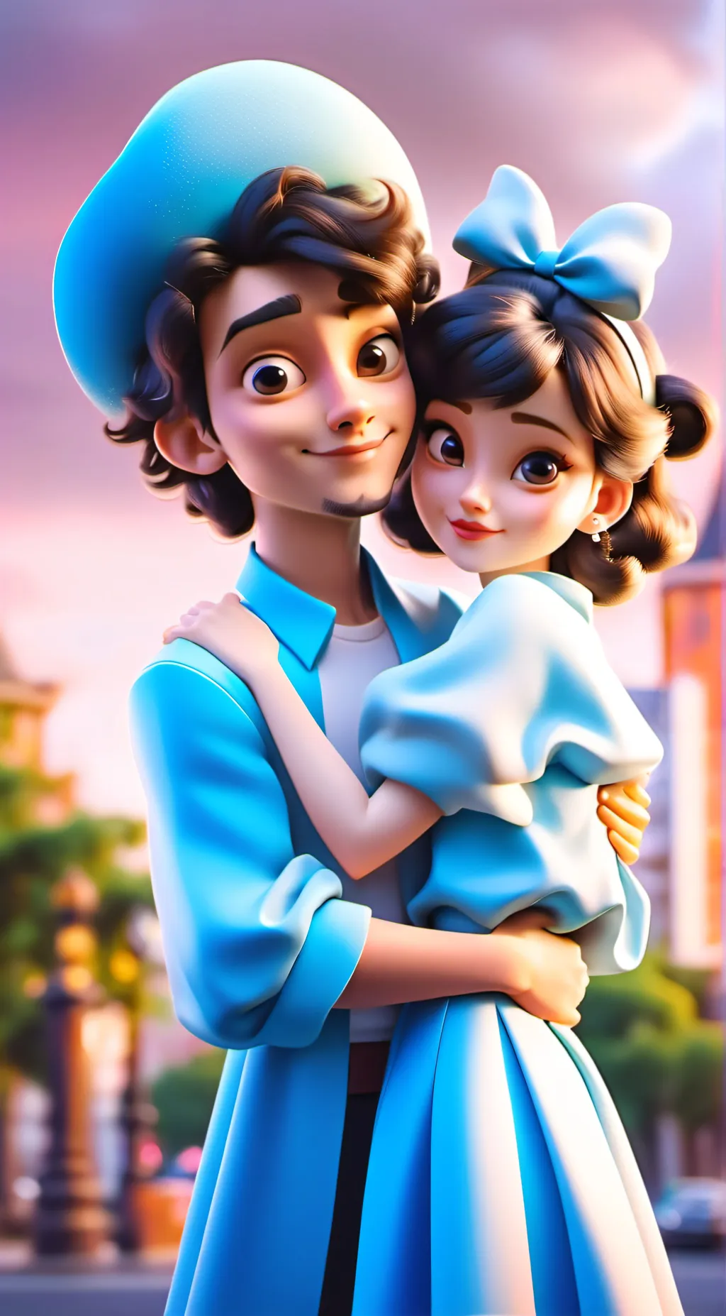 ai character: Company humans background