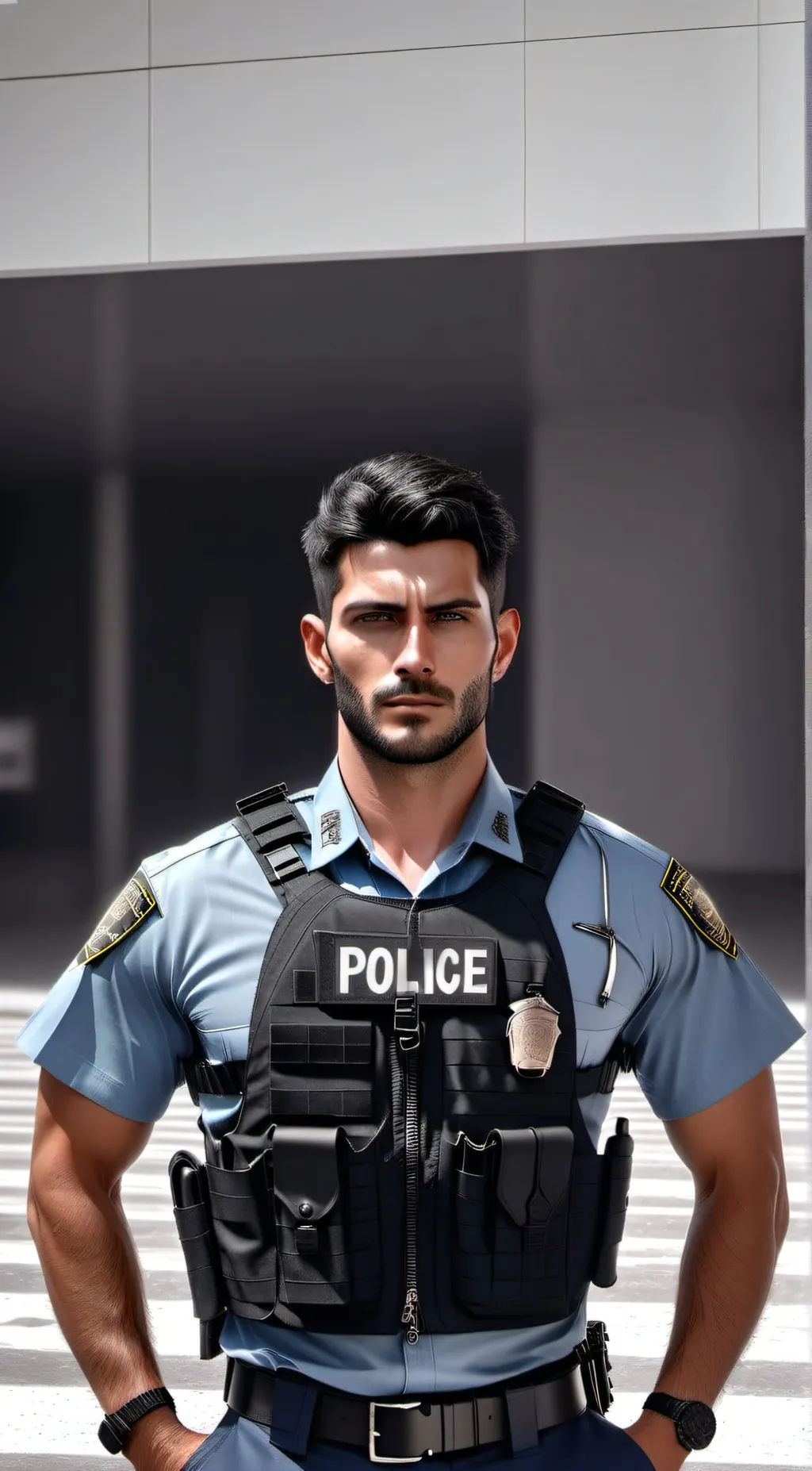 ai character: Police troubles background