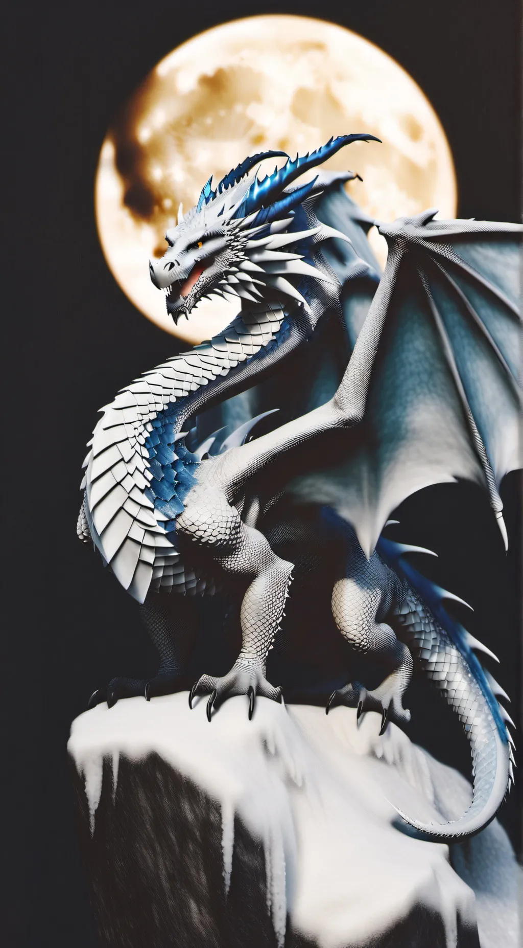 ai character: Winter background