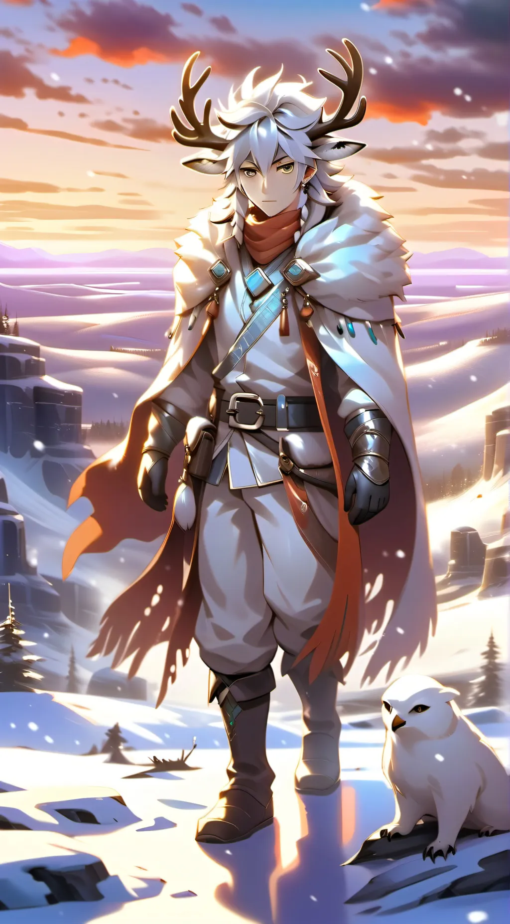 ai character: Frost background