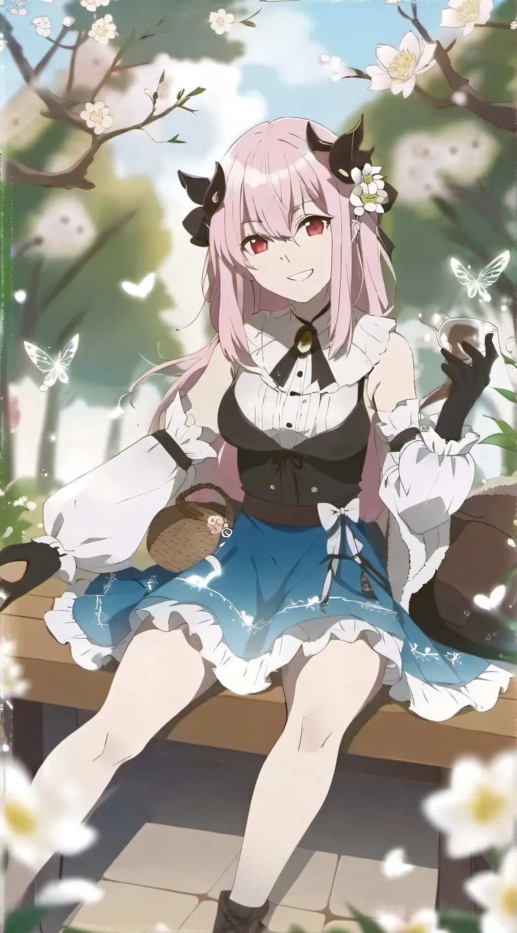 ai character: amber background