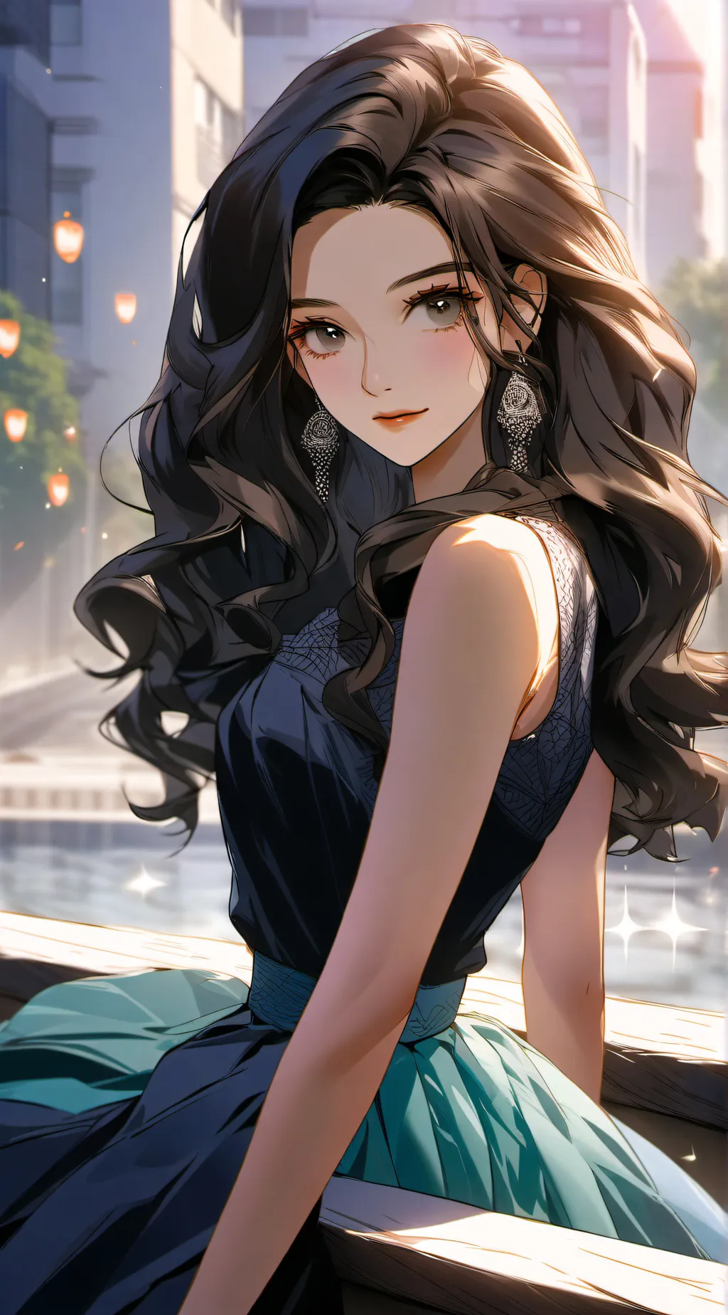 ai character: Carolina  background