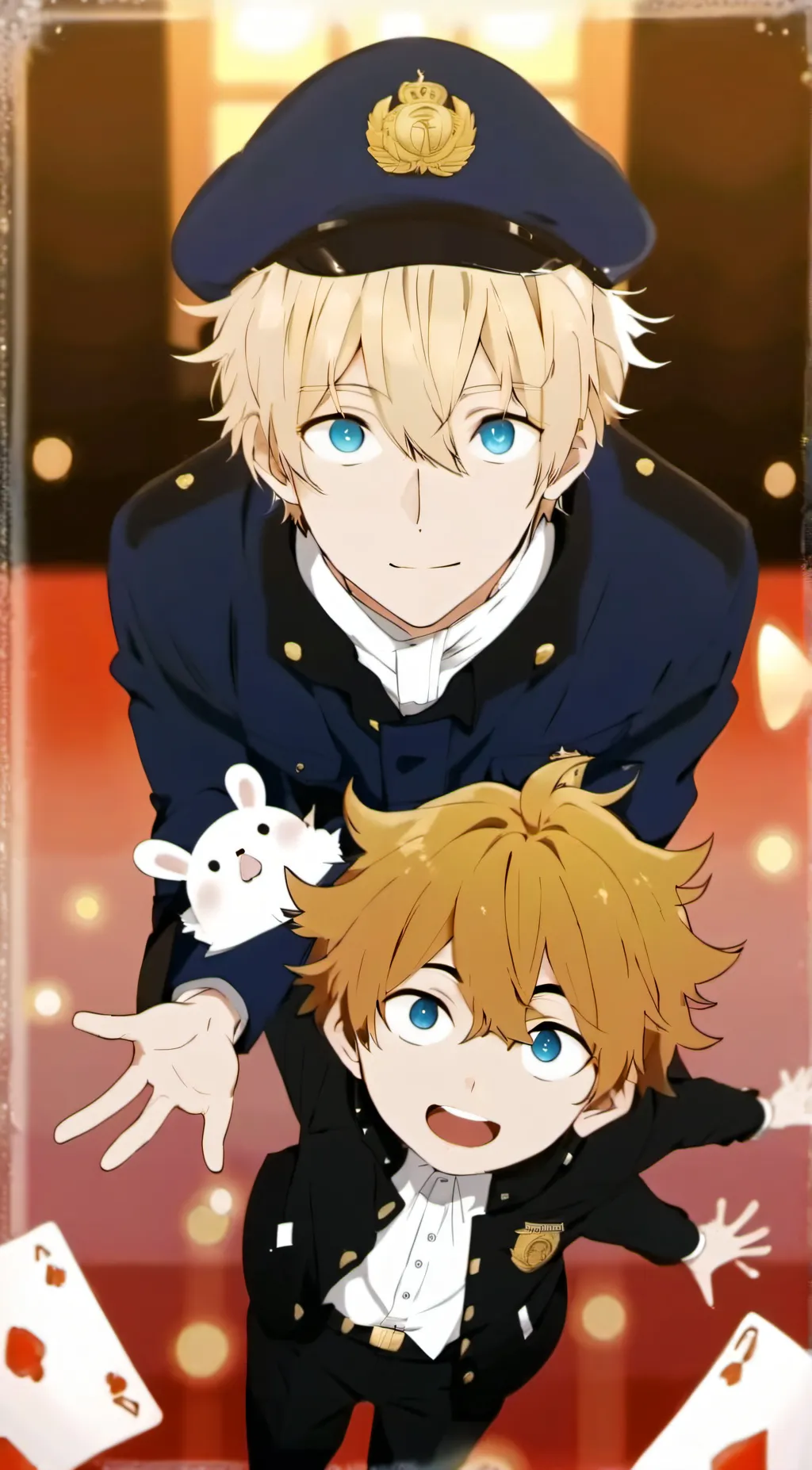 ai character: Sheriff Labrador background