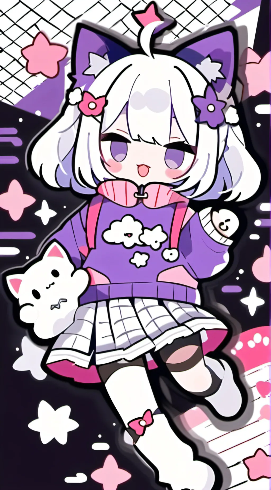 ai character: Catnap background