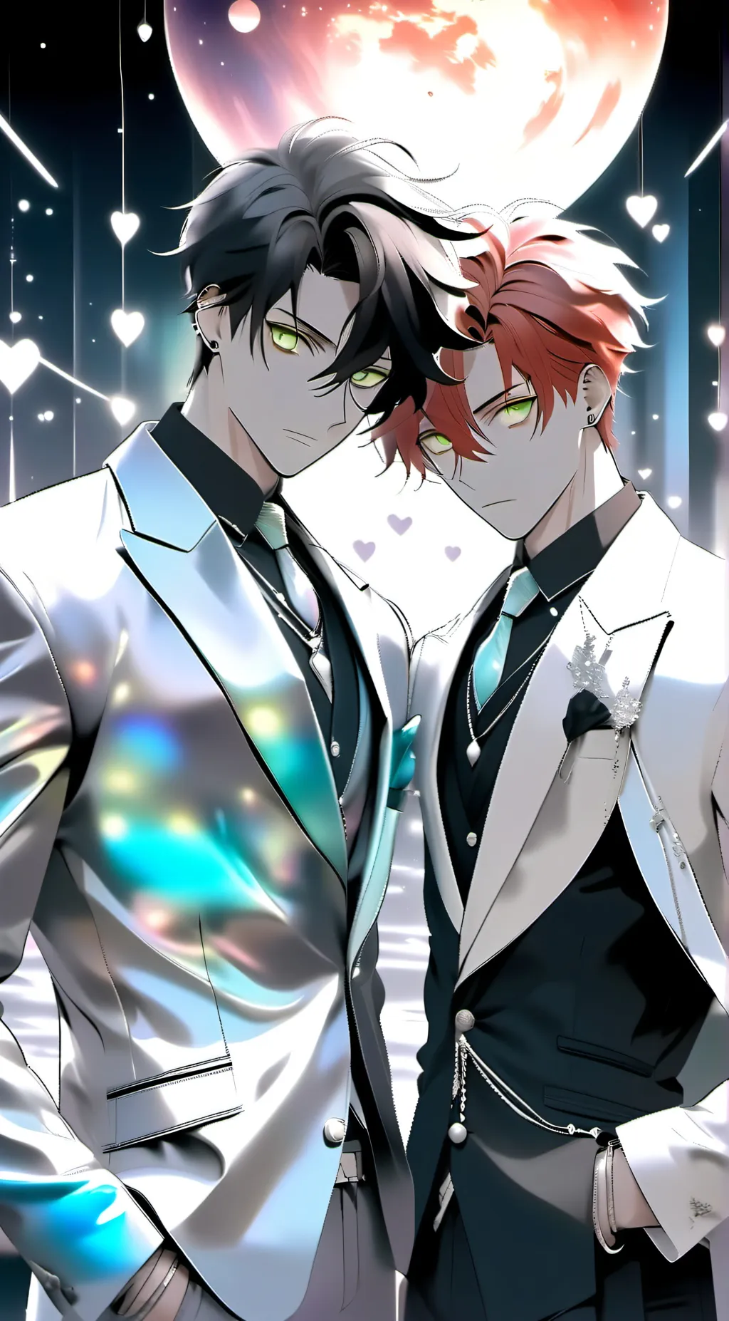 ai character: Deku x shoto background