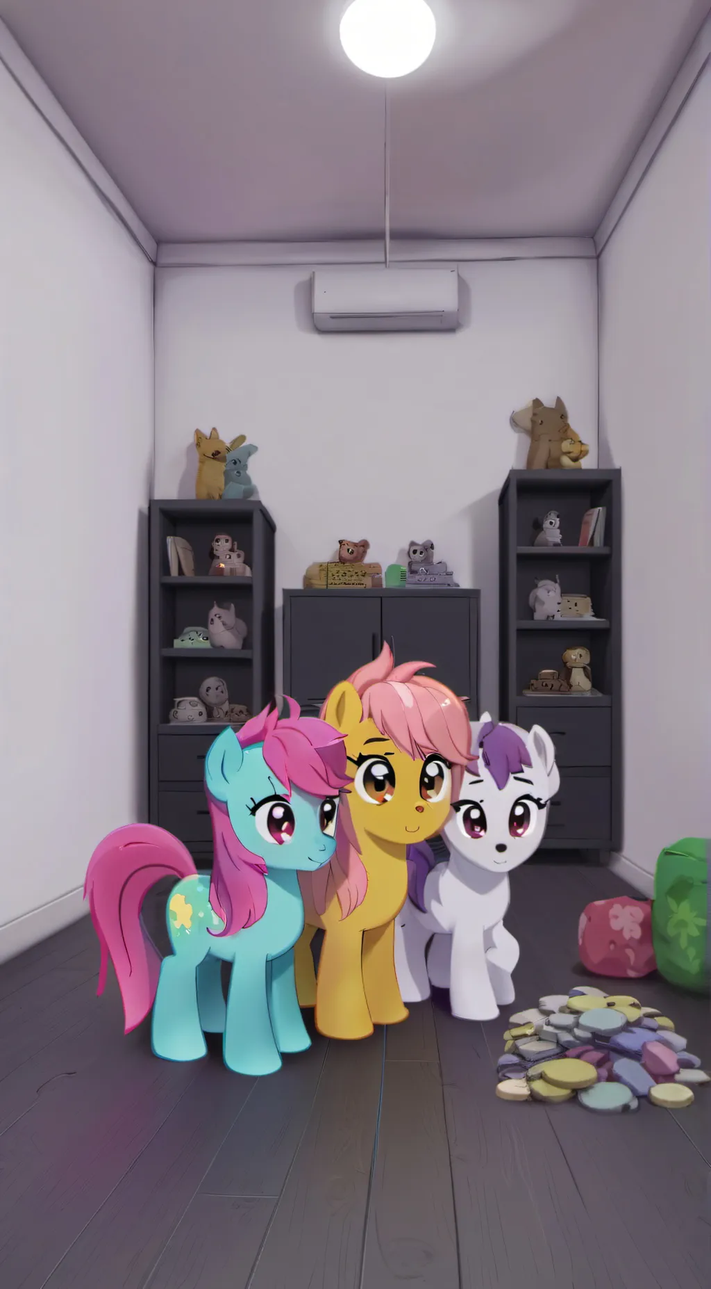 ai character: fluffy experiment background