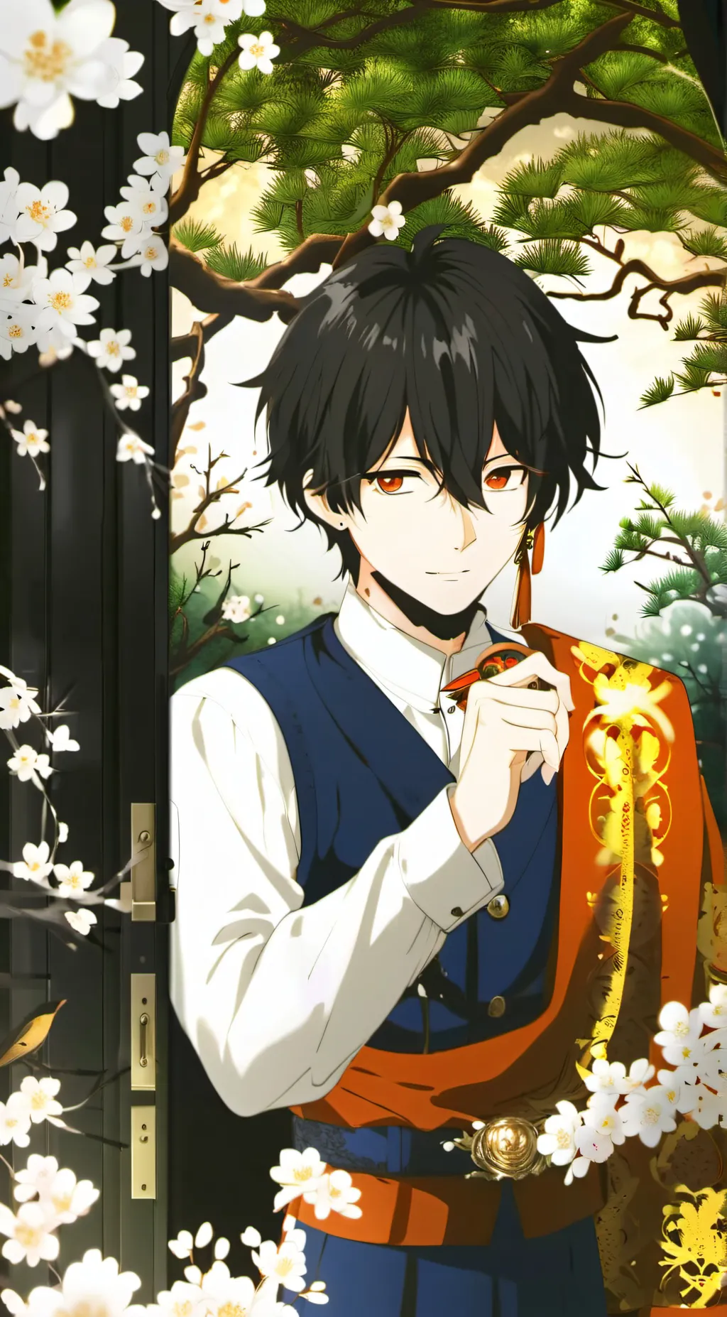 ai character: miss circle  background