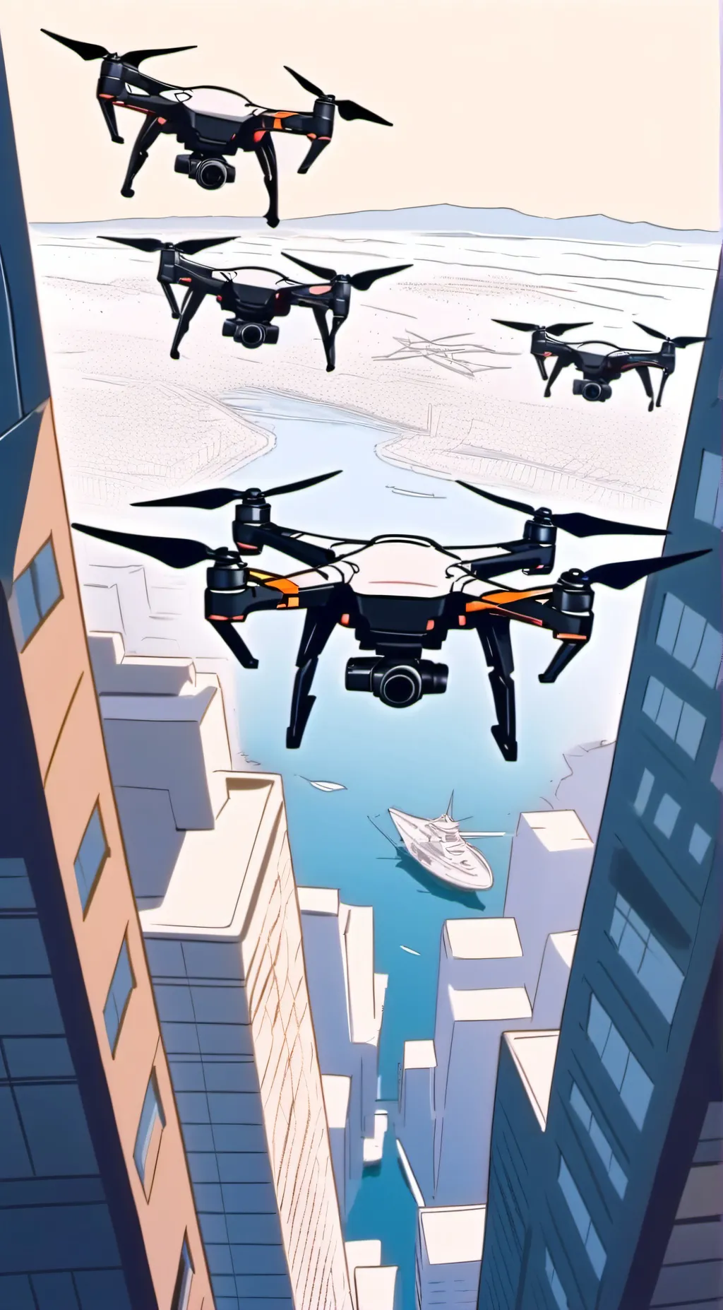 ai character: Murder Drones background