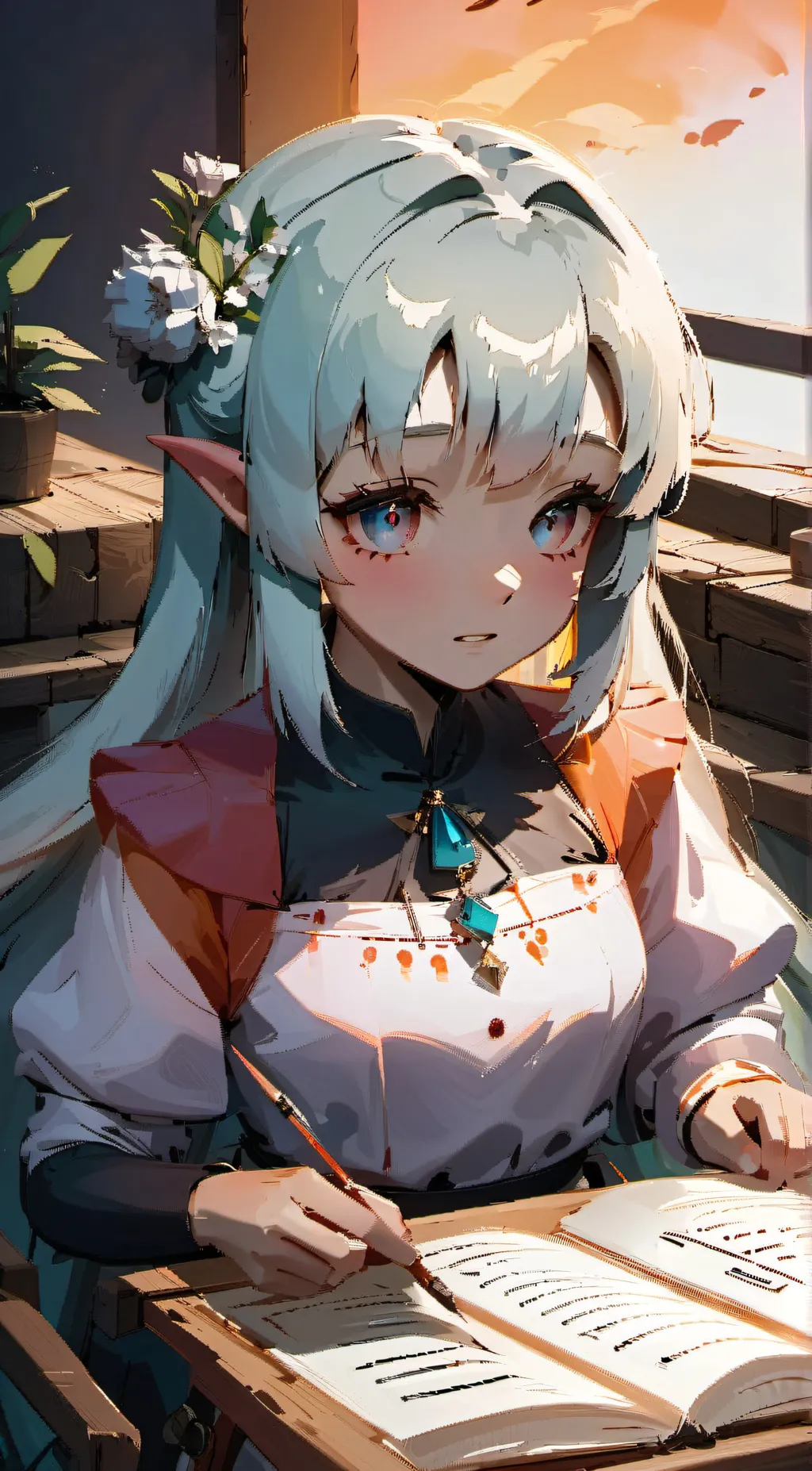 ai character: Ami Gidou background