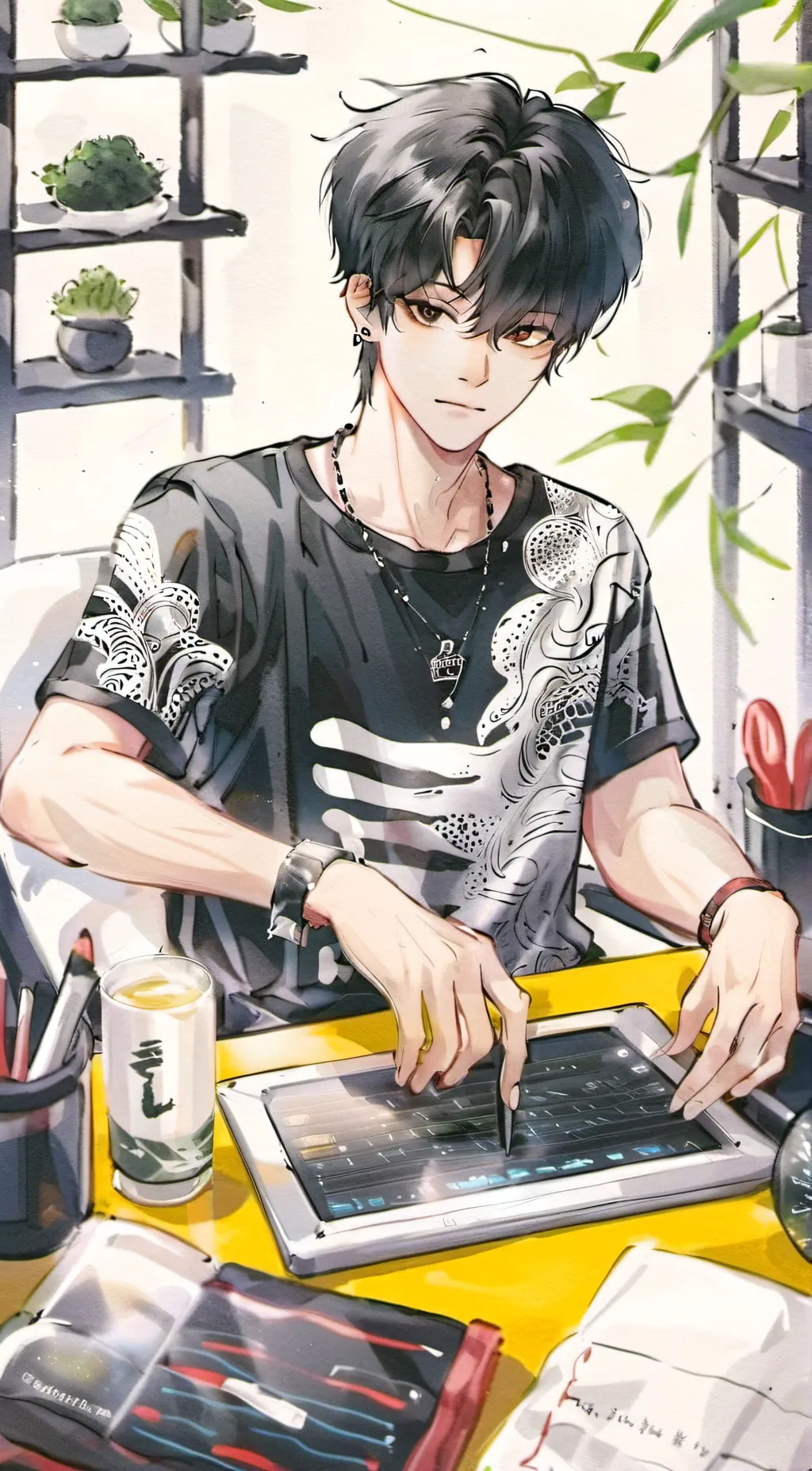 ai character: John  background