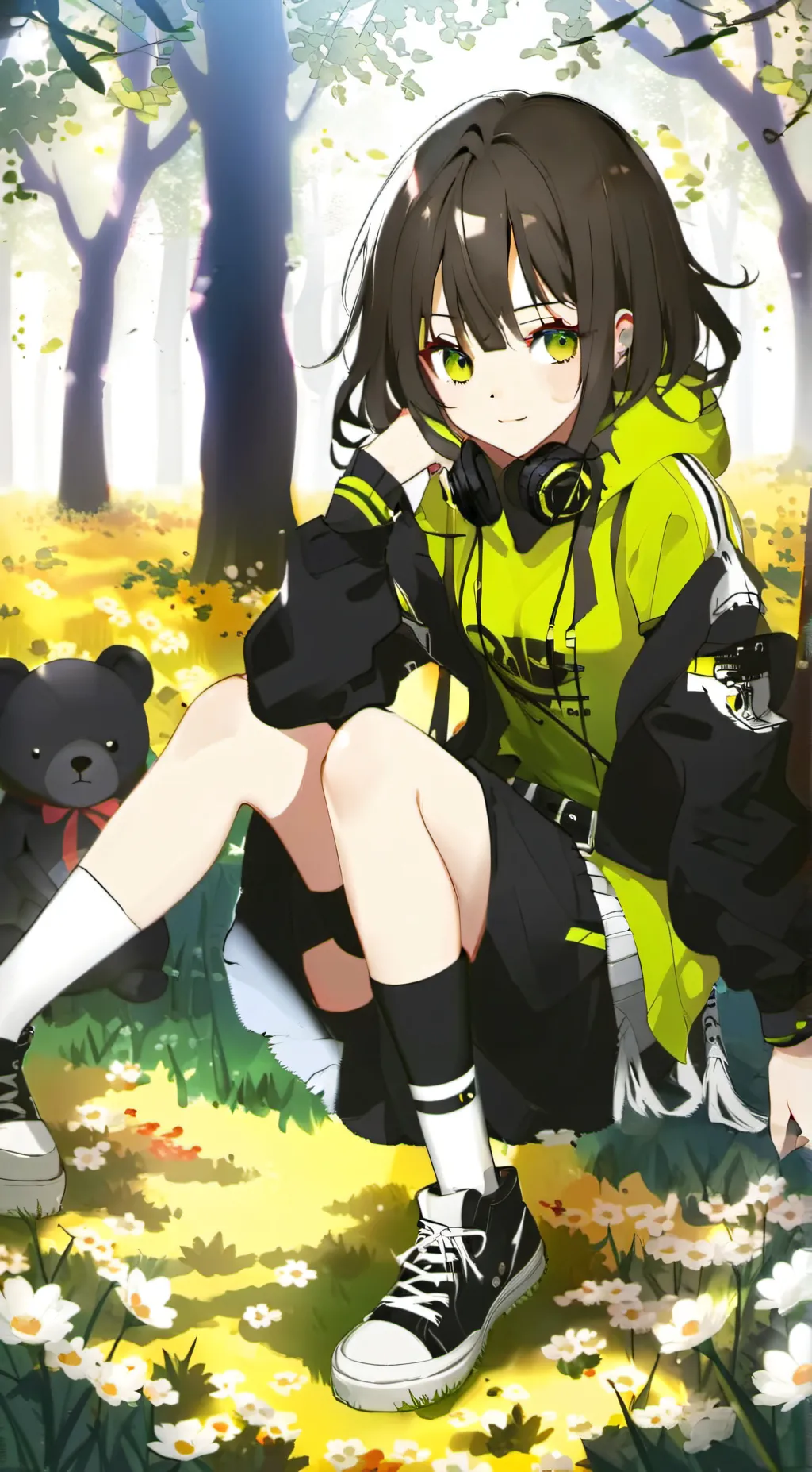 ai character: Amy  background