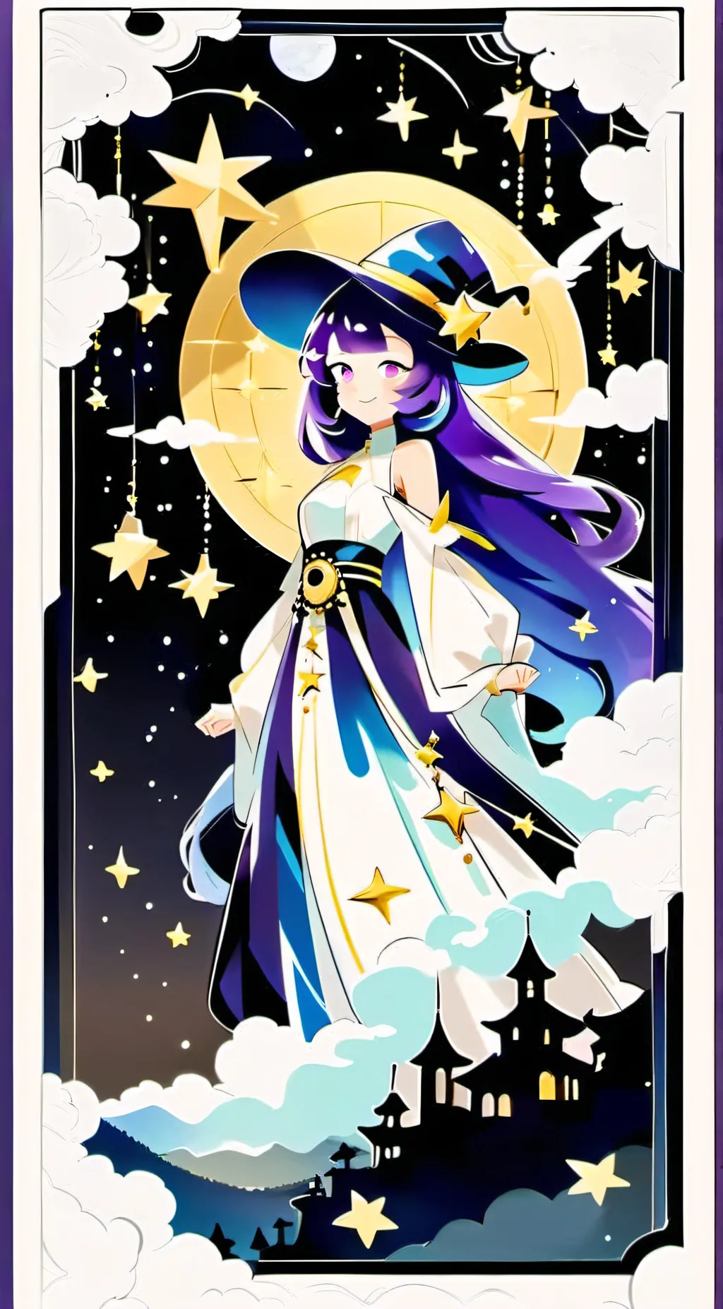 ai character: Luna background