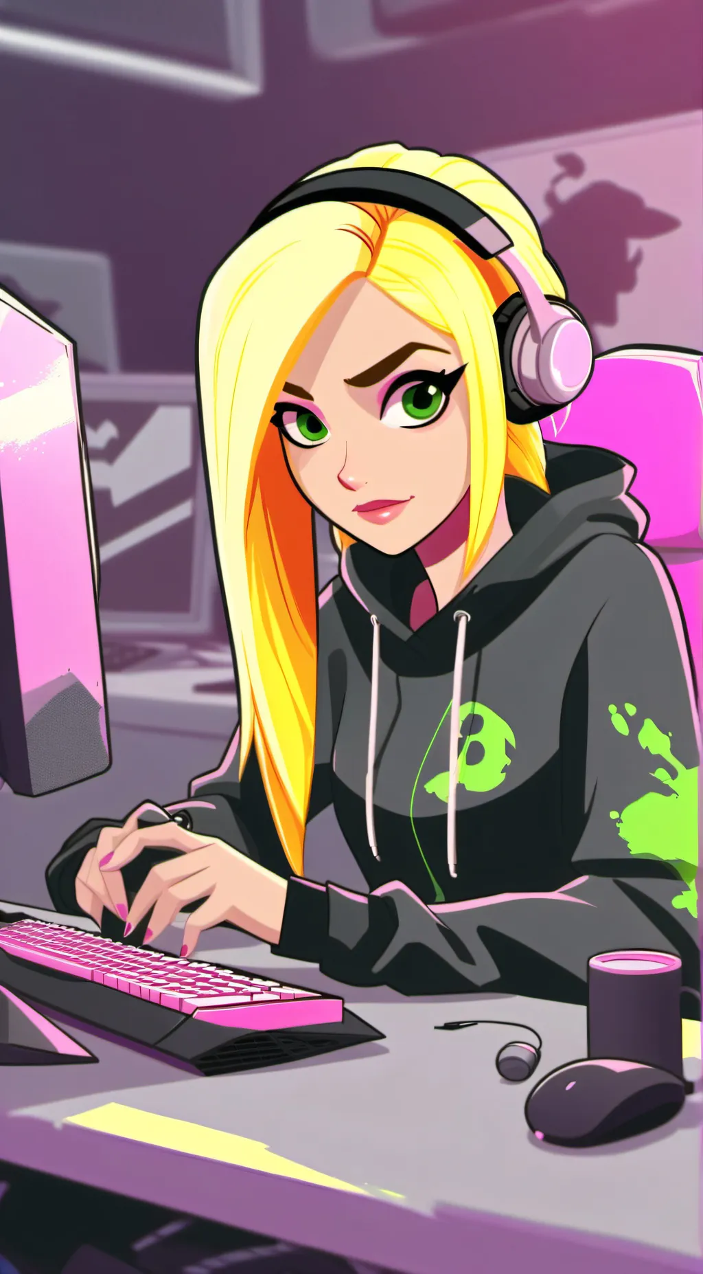 ai character: zenith background