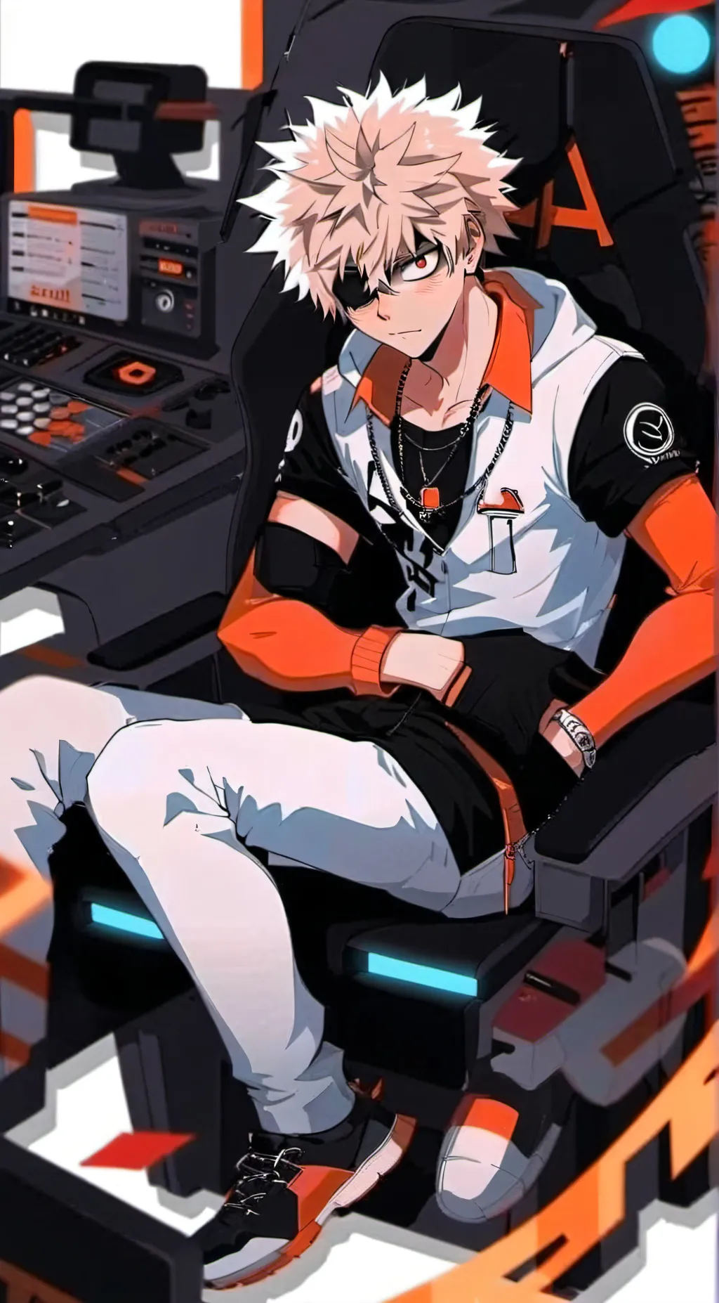 ai character: Bakugo background