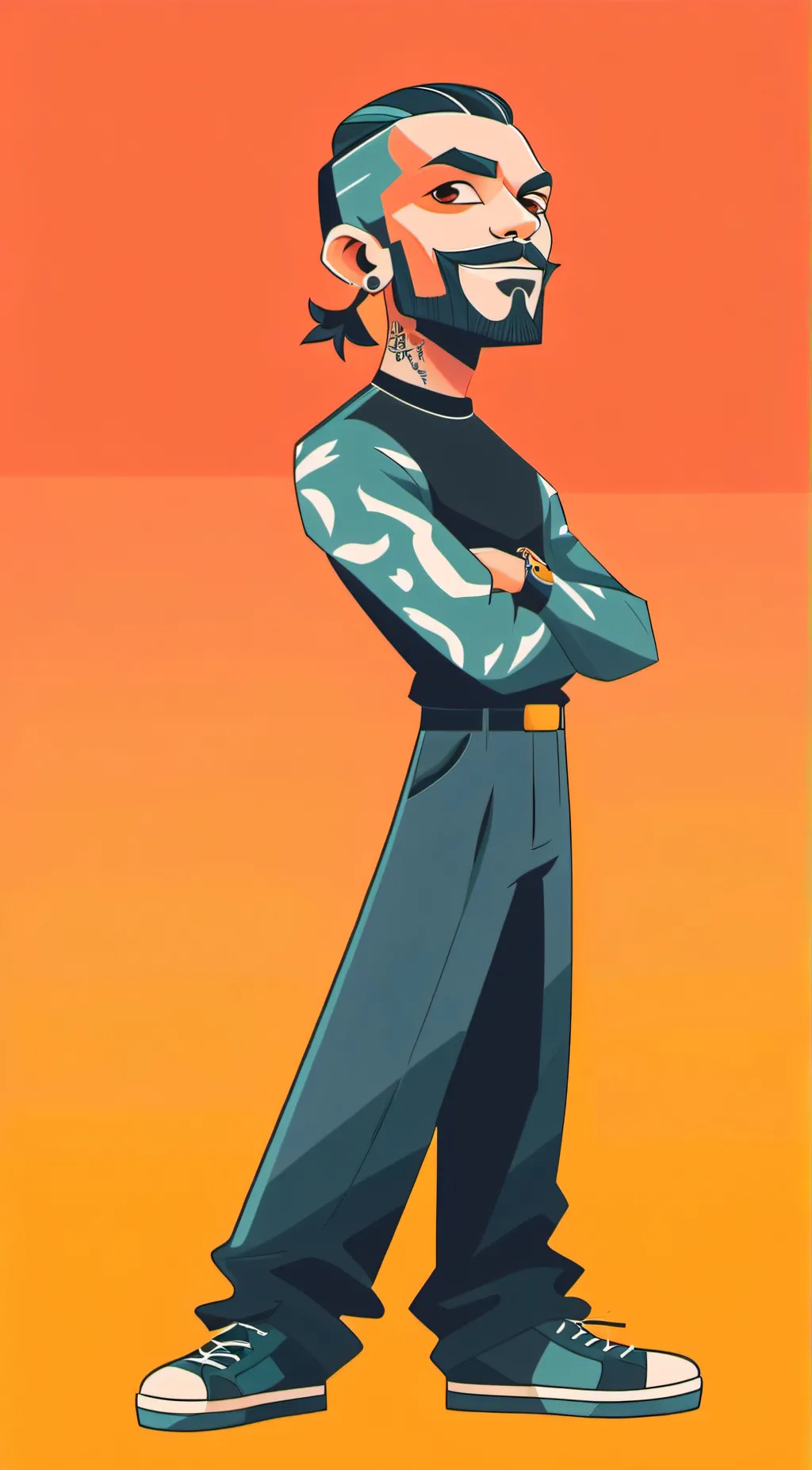 ai character: Jeff Hardy background