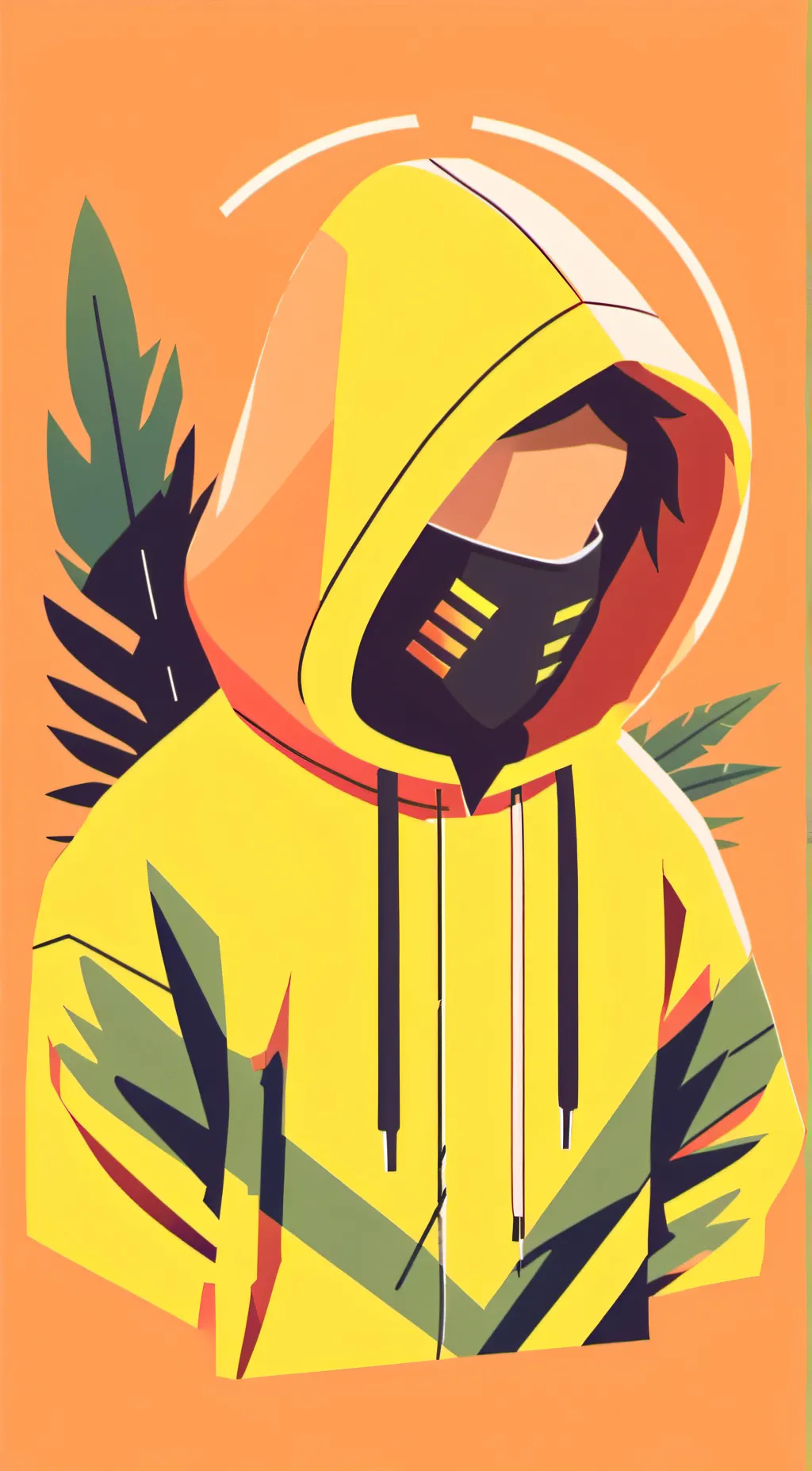 ai character: hacker background