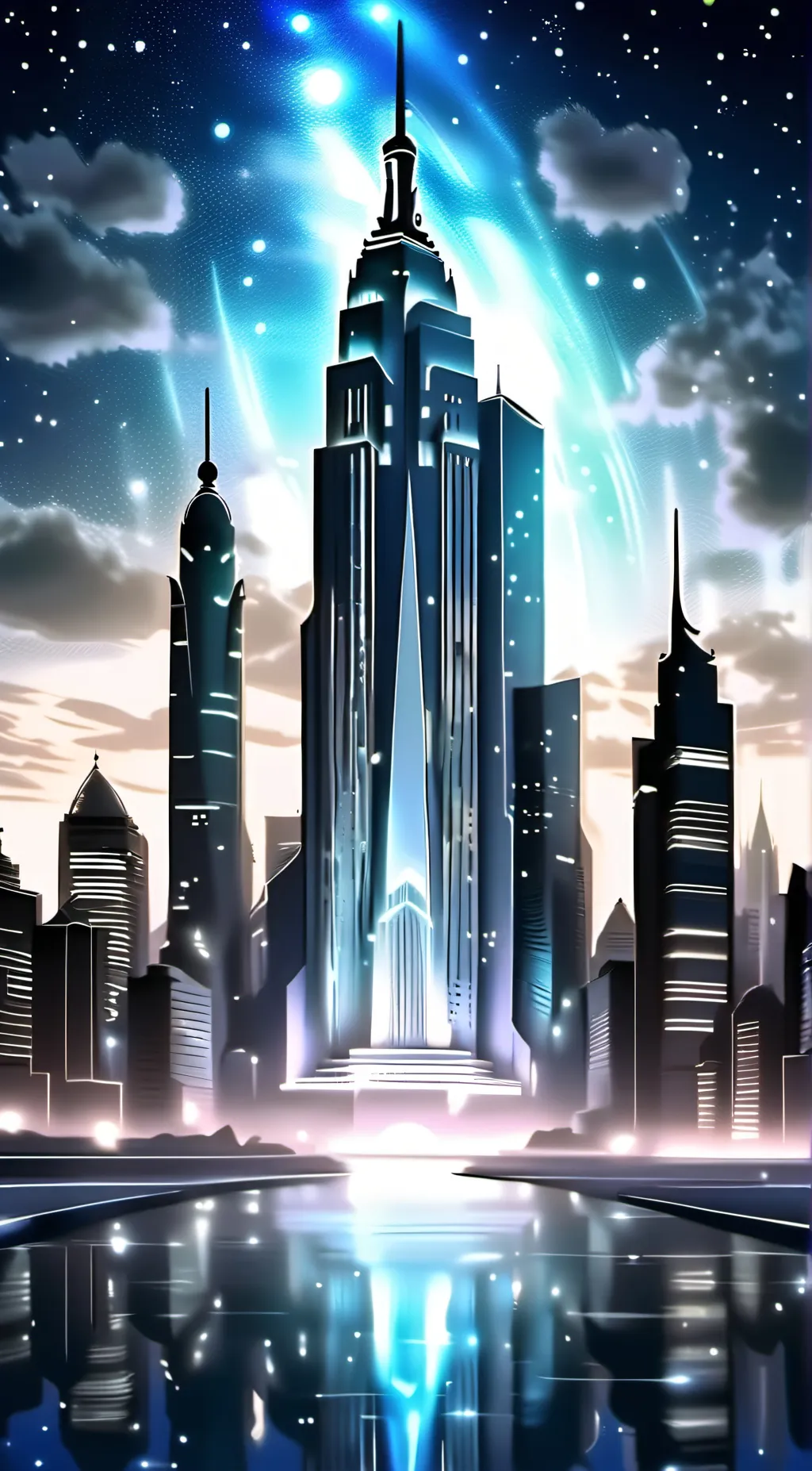 ai character: Hazbin Night background