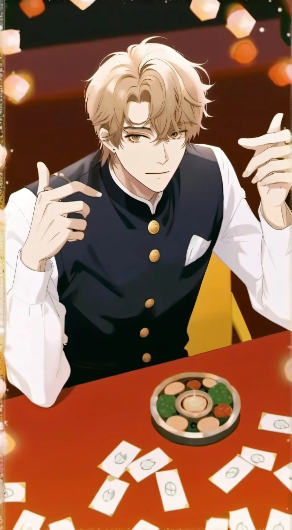 ai character: Axel  background