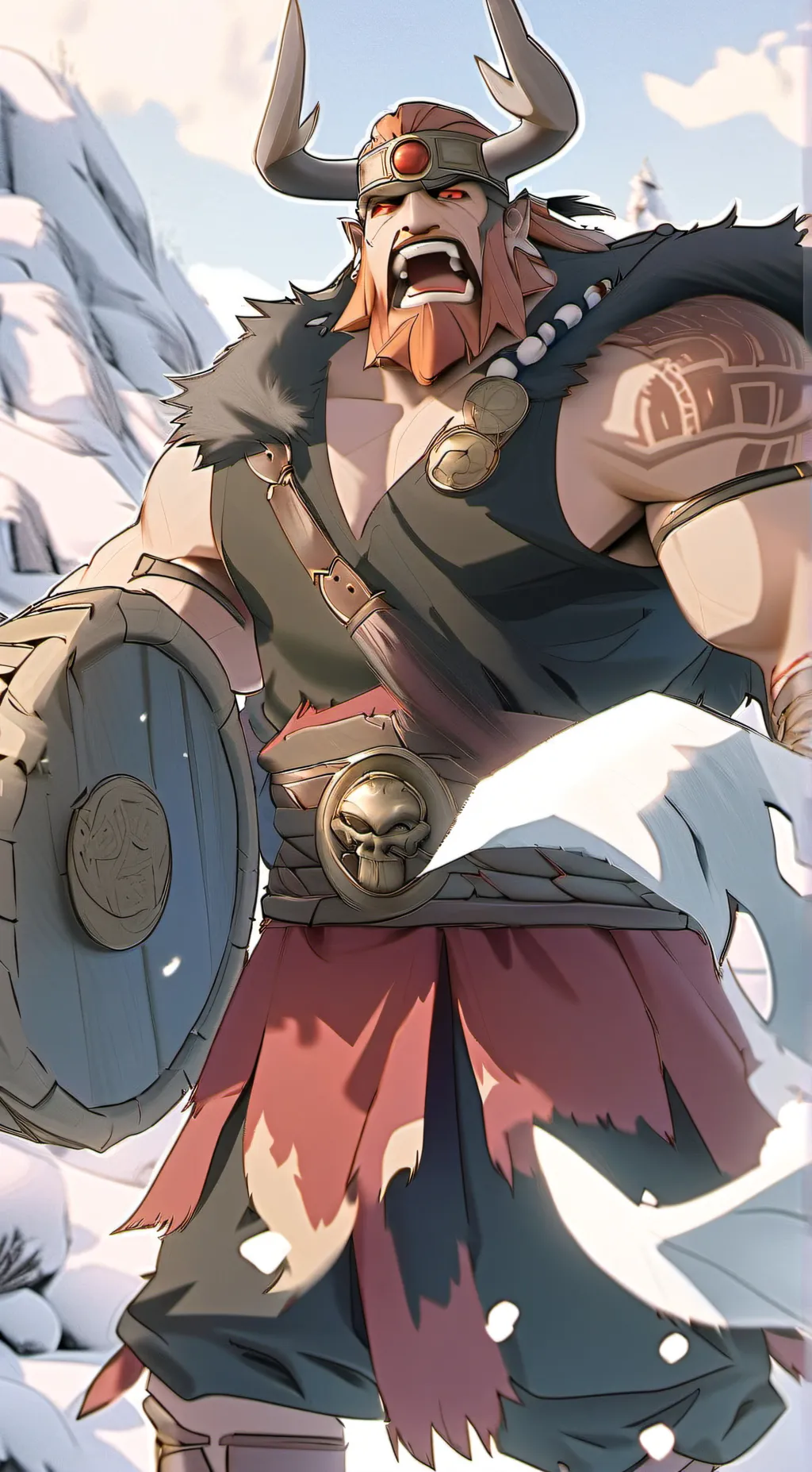 ai character: Barbarian warlord background