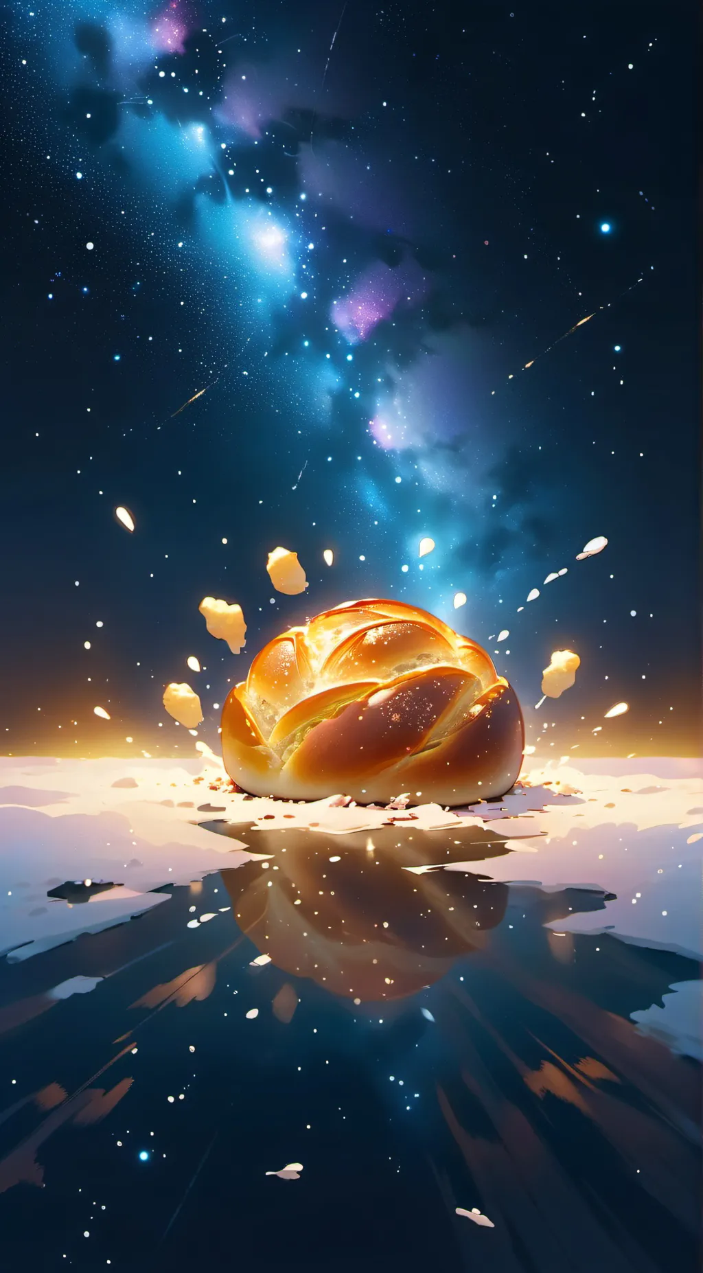 ai character: Bread  background