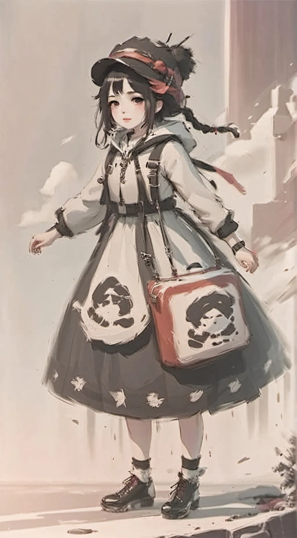 ai character: (Molly) M.O.M.M.Y background