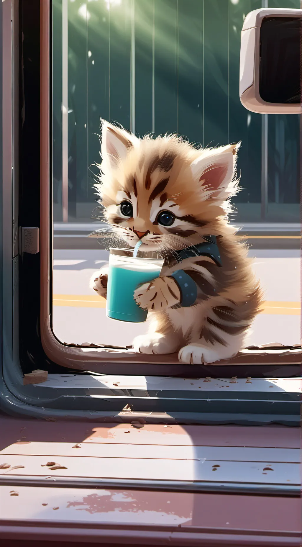 ai character: Mango background