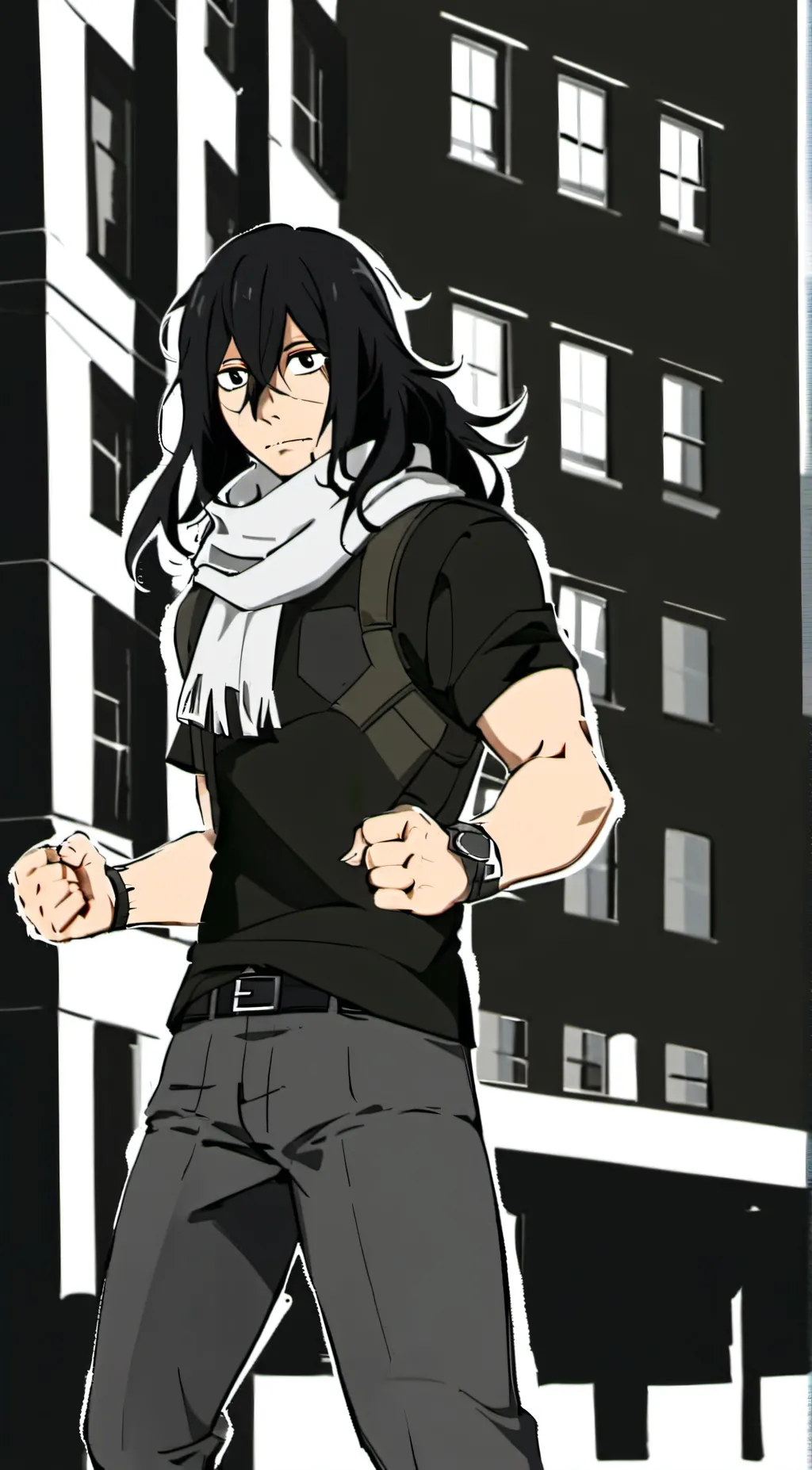 ai character: Shouta Aizawa background