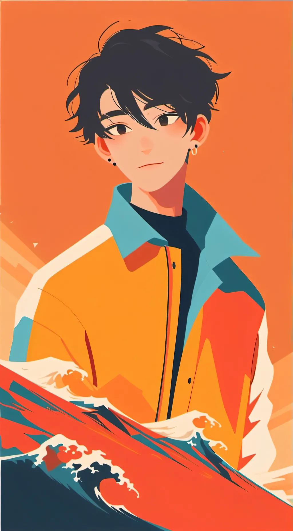 ai character: Ken Sato background