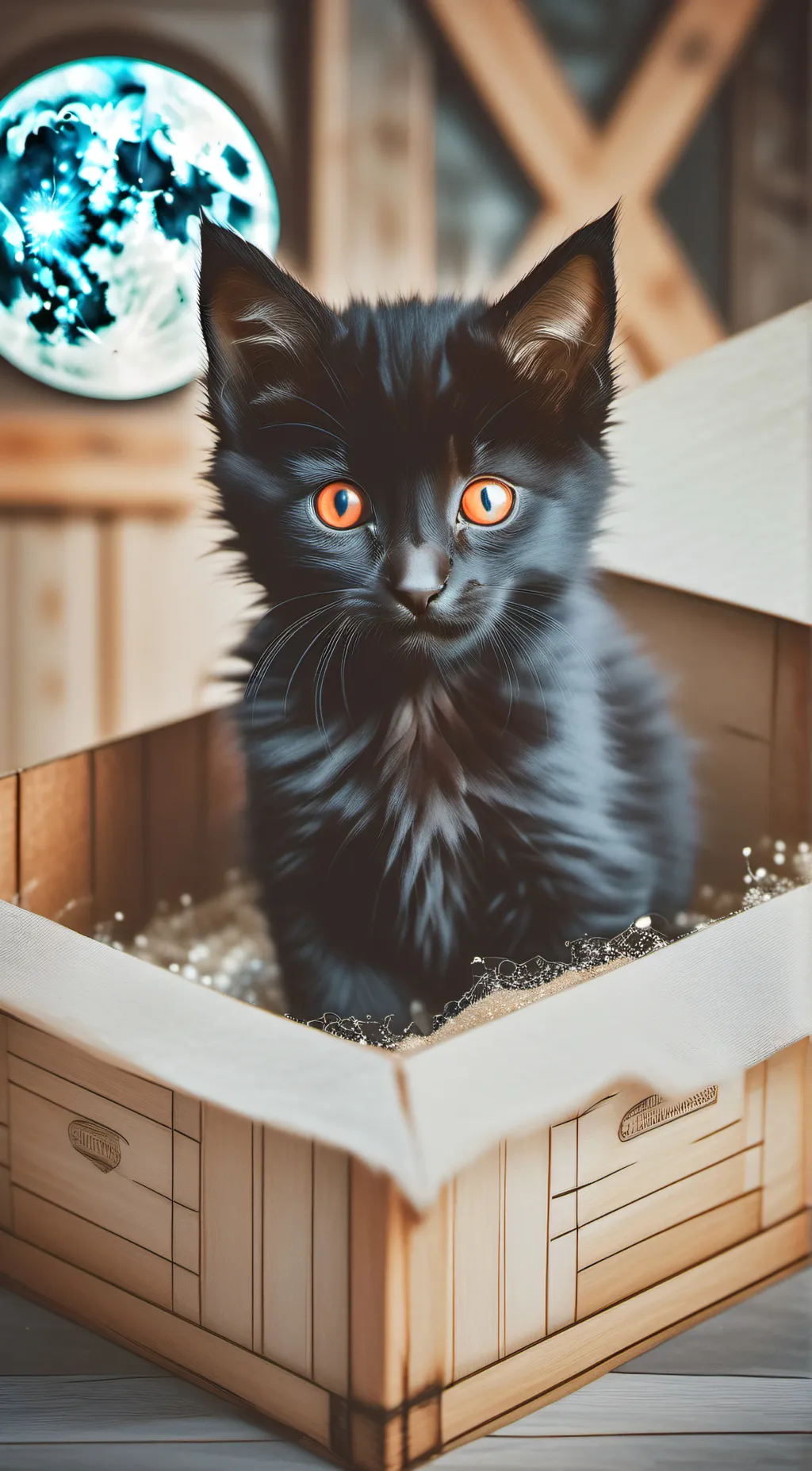 ai character: Luna background