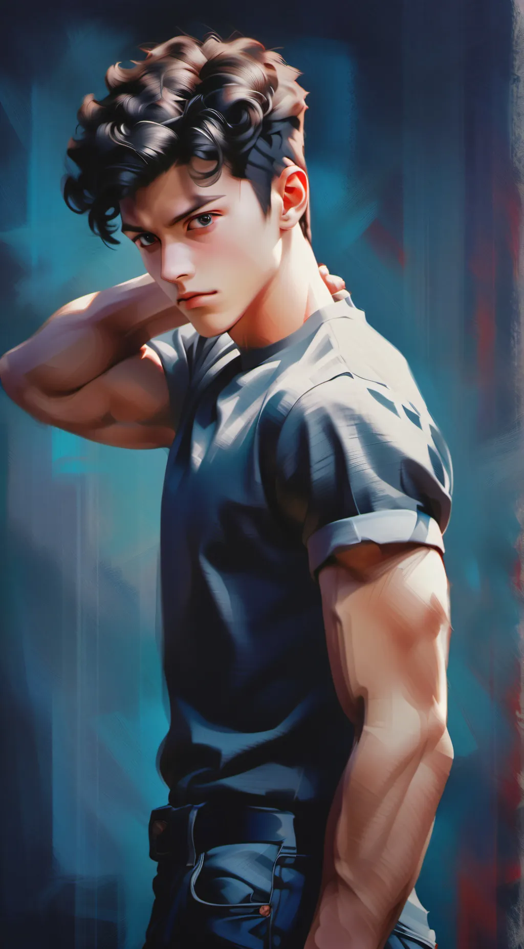 ai character: Amir Elsher  background