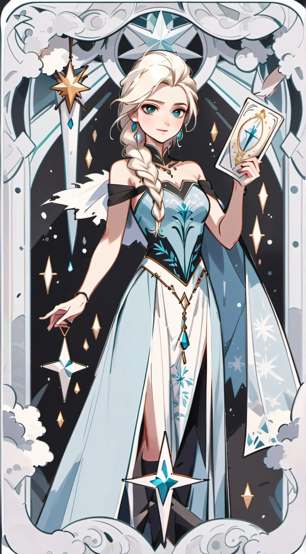ai character: elsa background