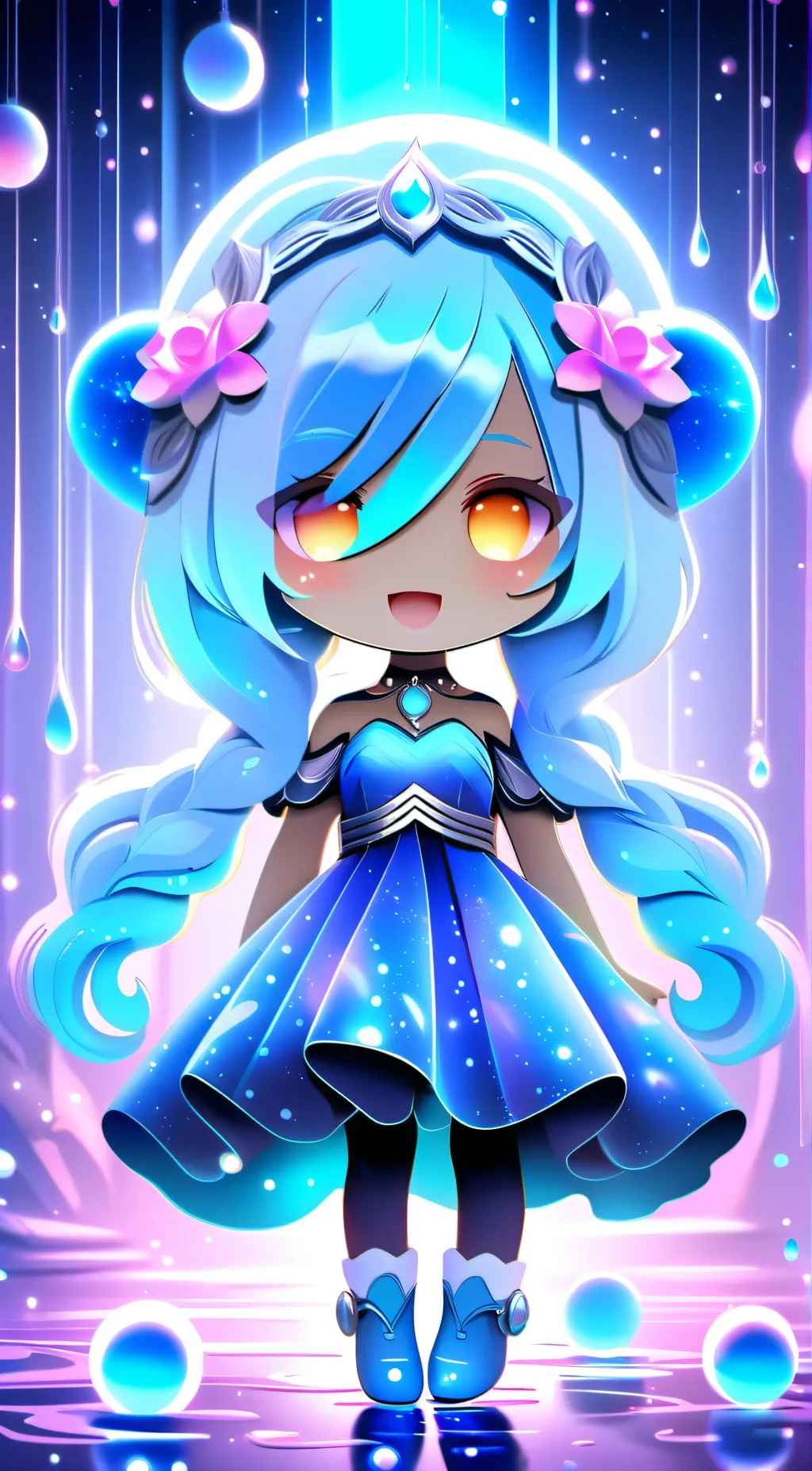 ai character: 人魚のキア background