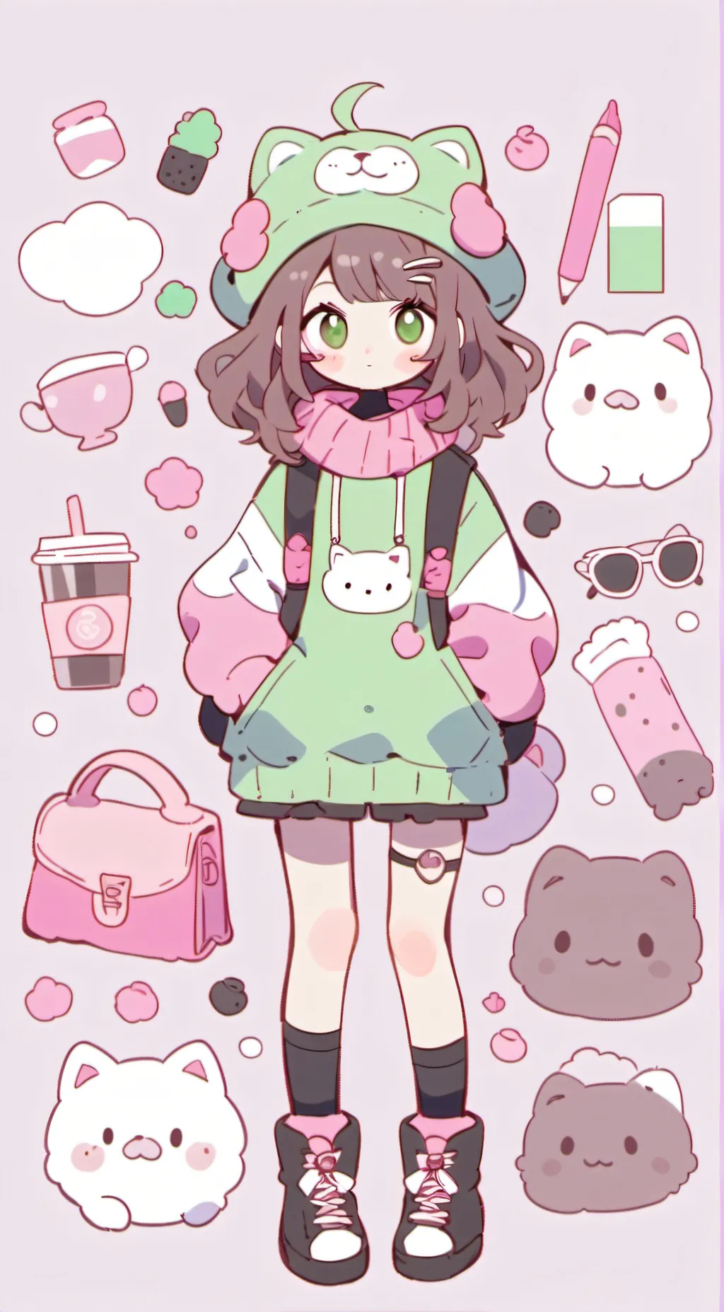 ai character: Zoe background