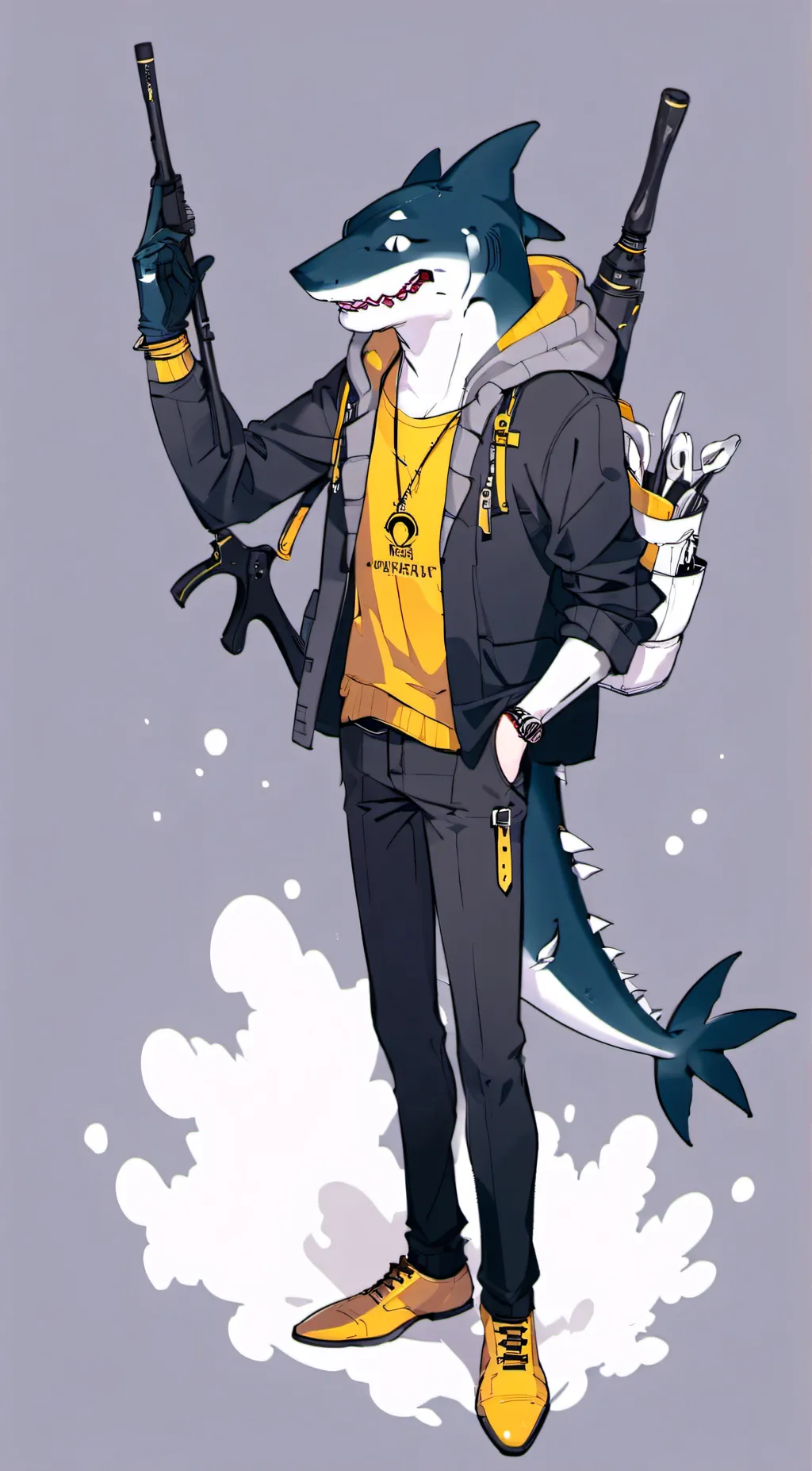 ai character: Sharks background