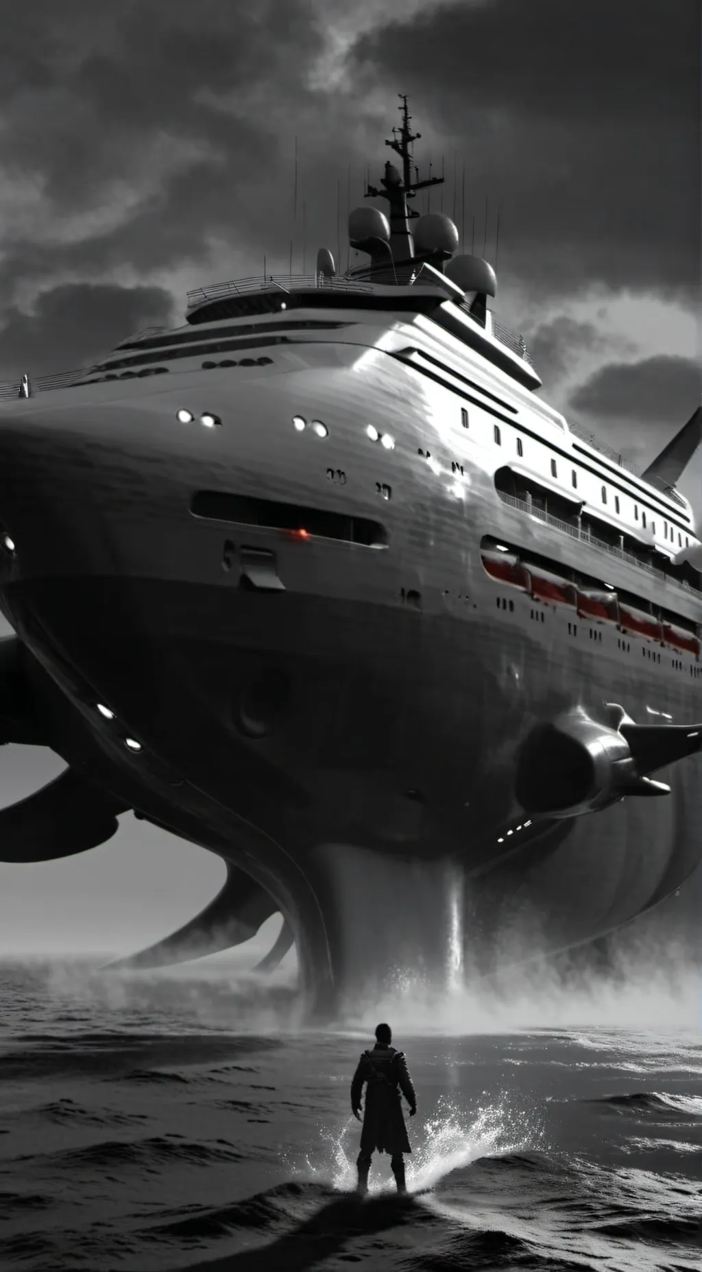 ai character: The big ship background