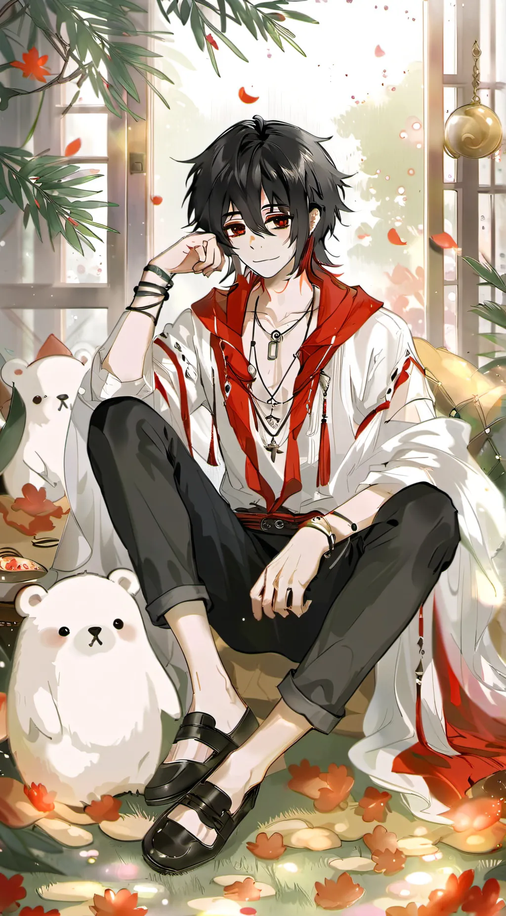 ai character: Leo background