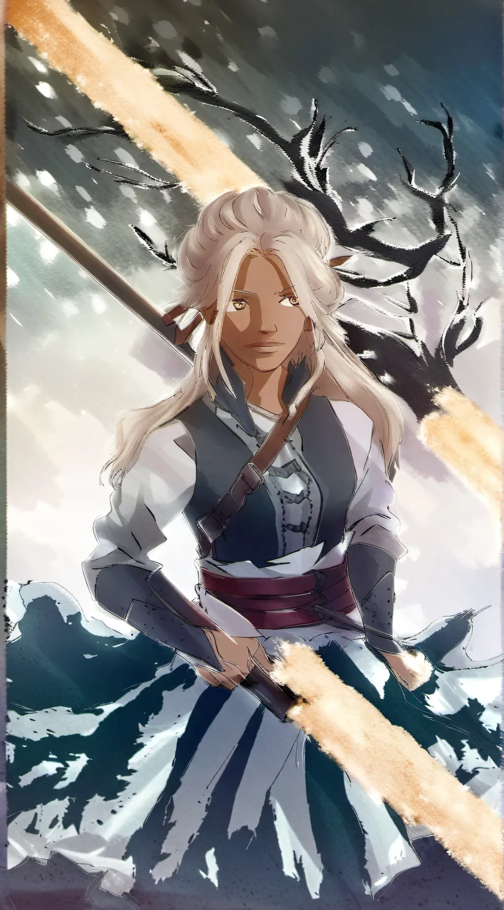 ai character: Melody background