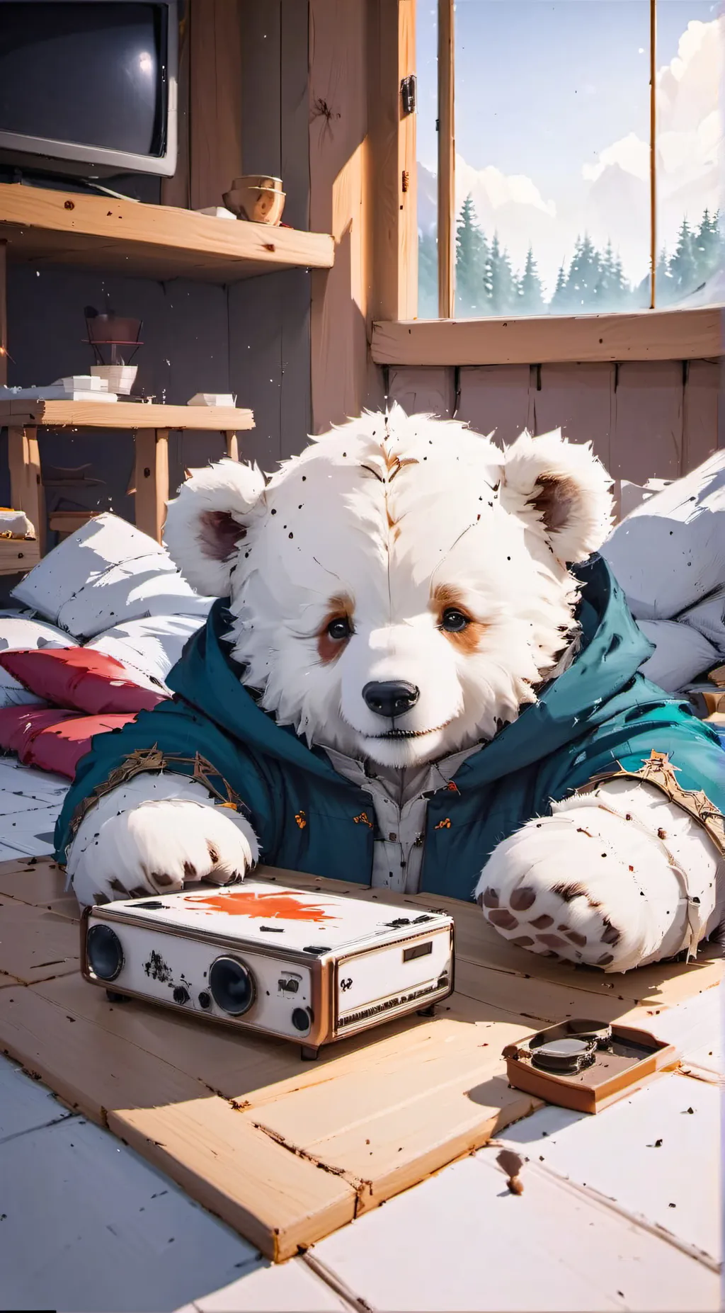 ai character: Bruce background