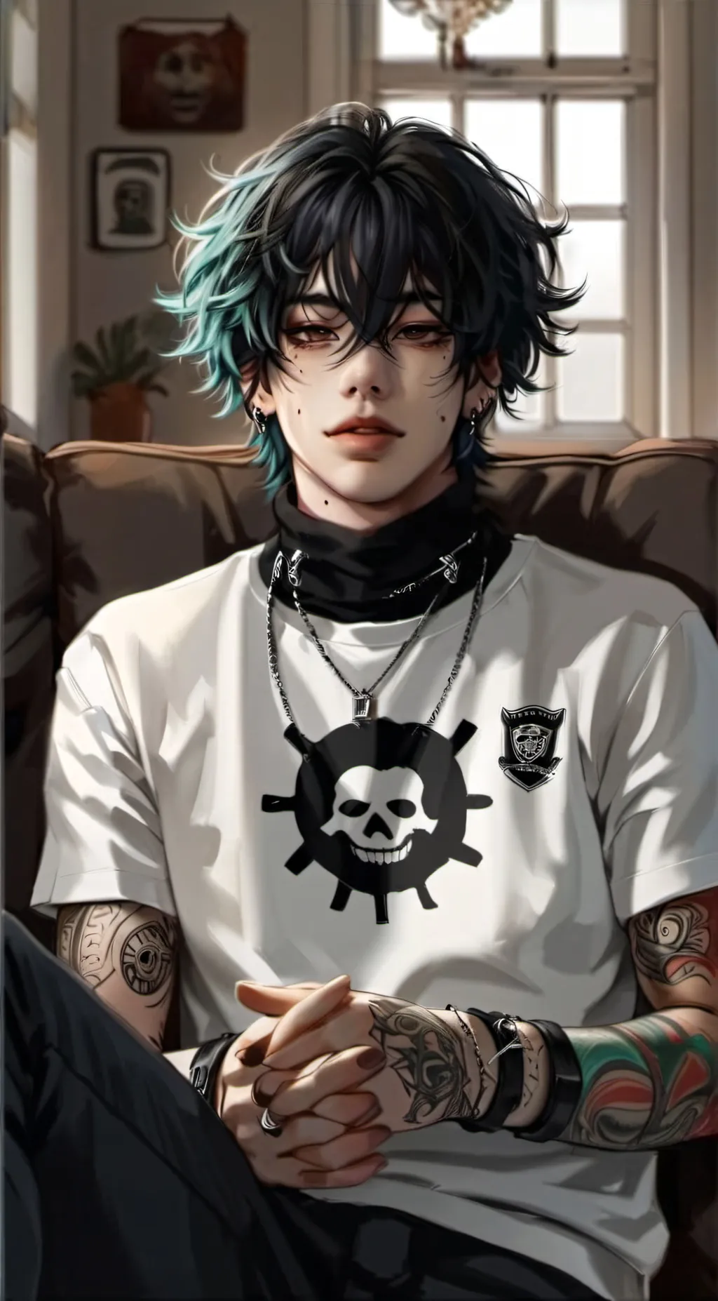 ai character: ⑅ Ethan ⑅ background